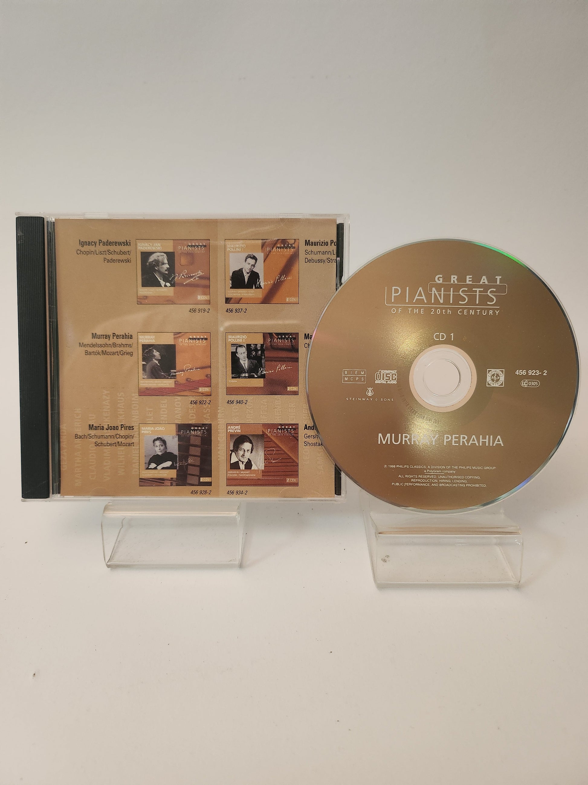 Murray Perahia: Great Pianists of the 20th Century CD - Cd