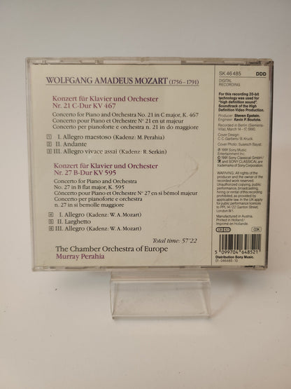 Murray Perahia: Mozart Piano Concertos CD - Cd