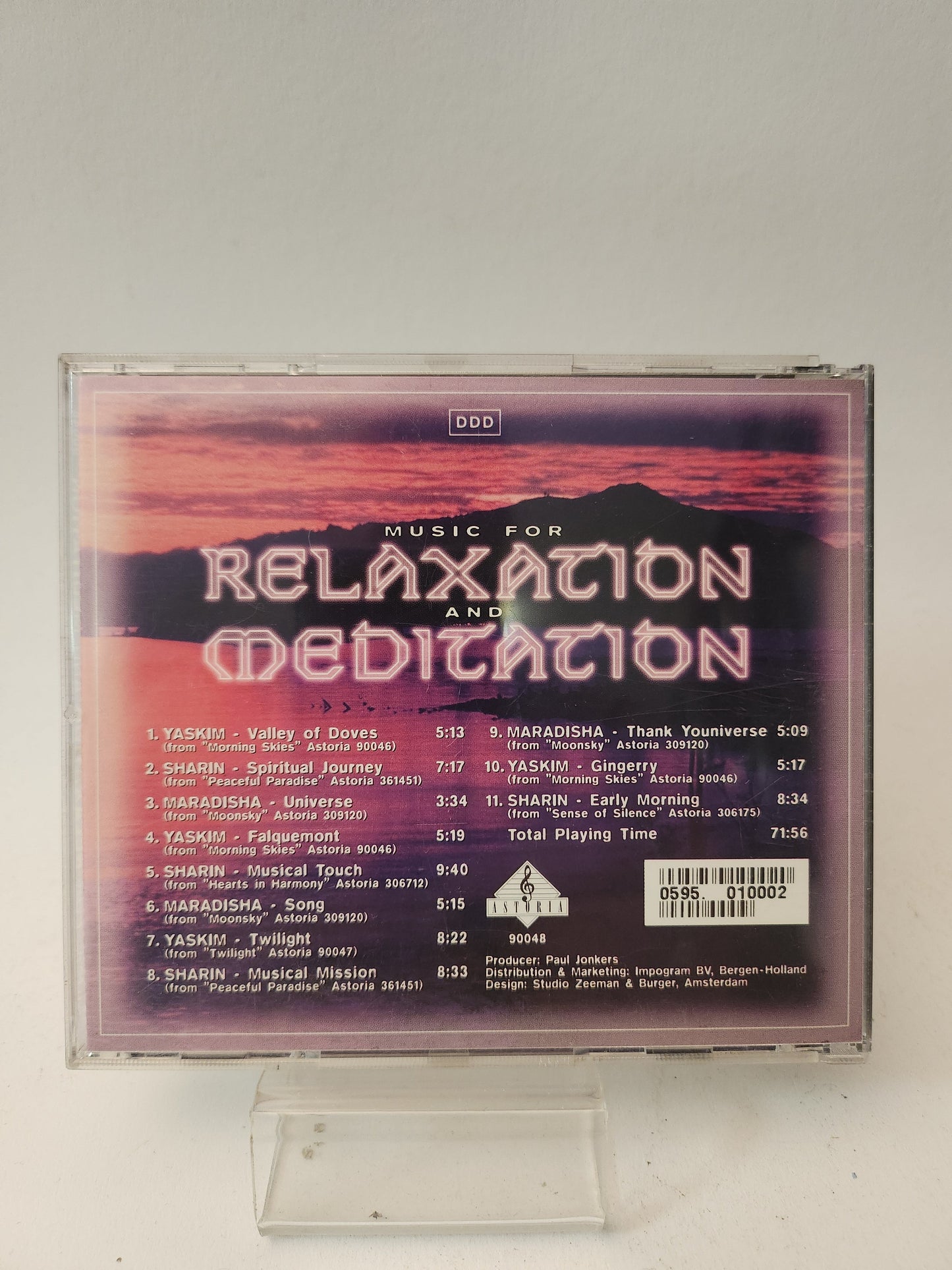 Music for Relaxation And Meditation CD - Cd