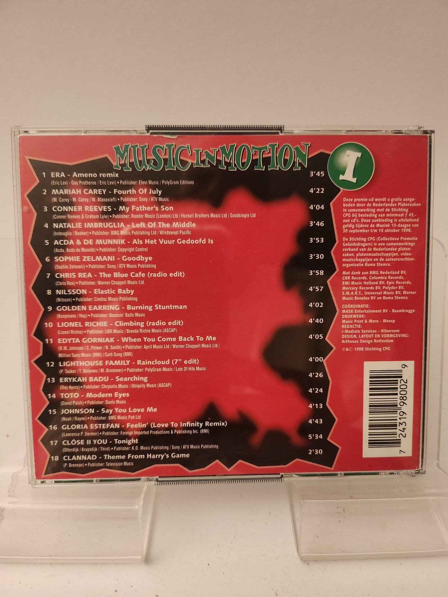 Muziek 10 Daagse: Muziek in Motion 1 CD - Cd