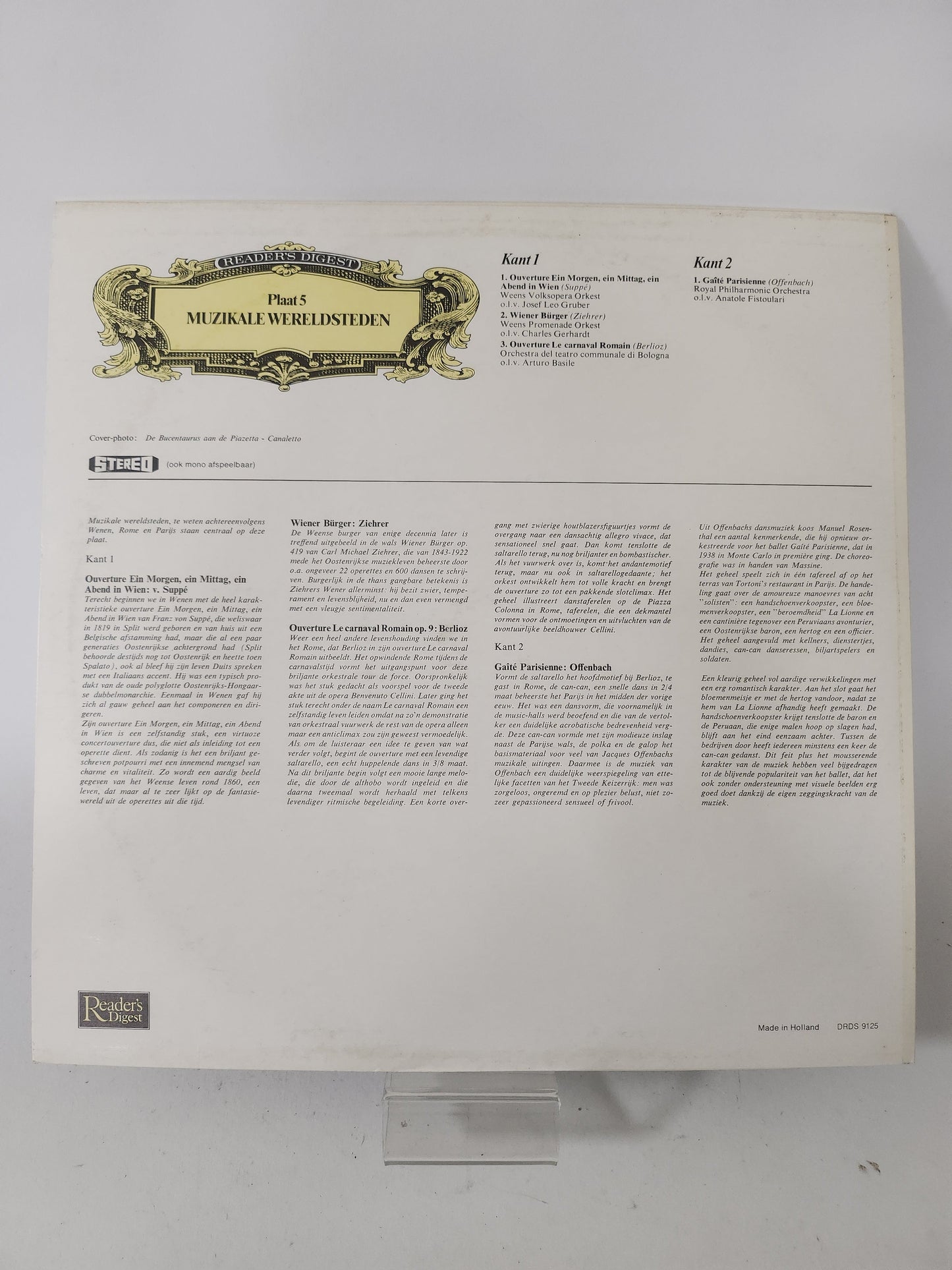 Muzikale Wereldsteden: Plaat 5 LP Vinyl - Lp Vinyl