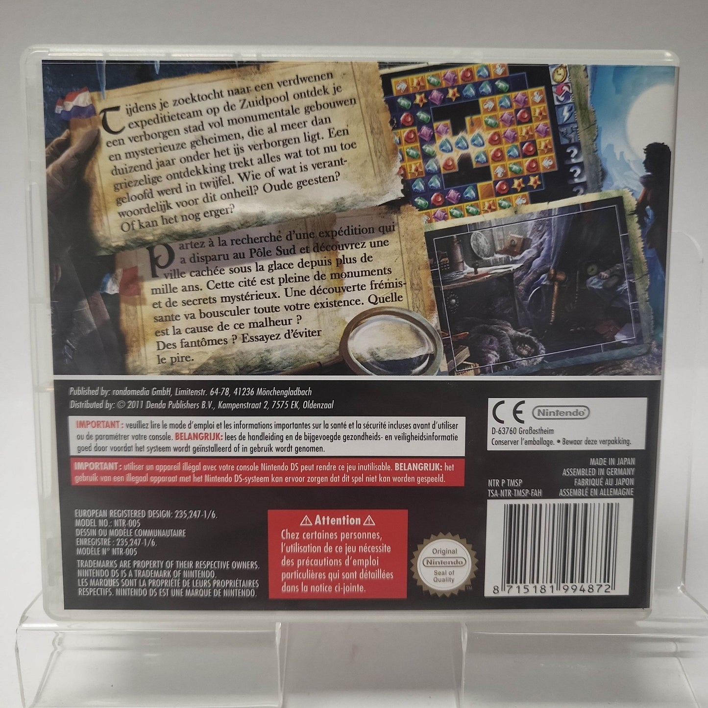 Mystery Stories Mountain of Madness Jewel NDS - Feniks Gameshop