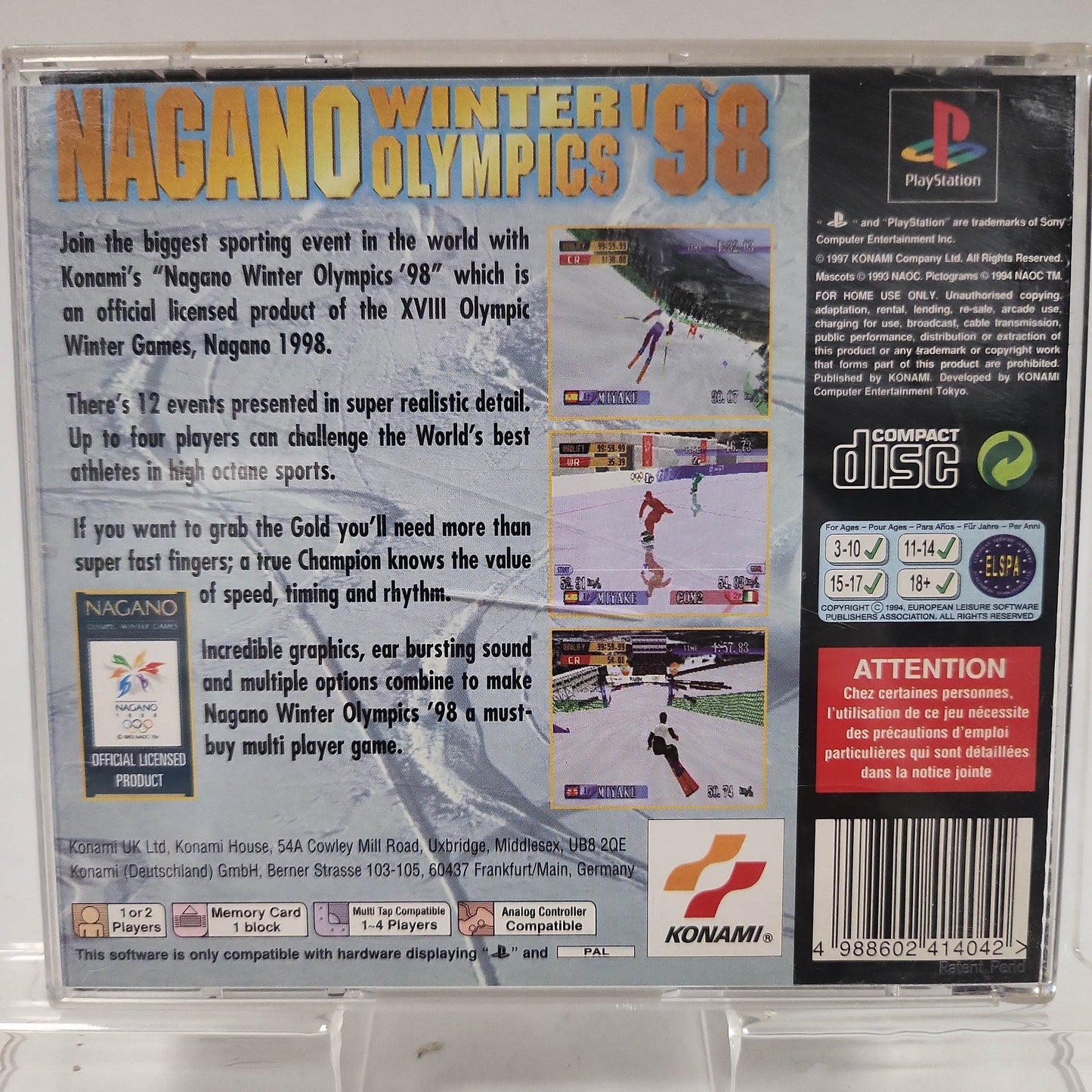 Nagano Winter Olympics '98 Playstation 1 - Feniks Gameshop