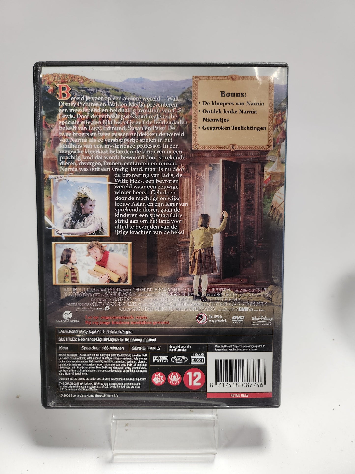 Narnia: de Leeuw de Heks en de Kleerkast Dvd Kids - Dvd kids