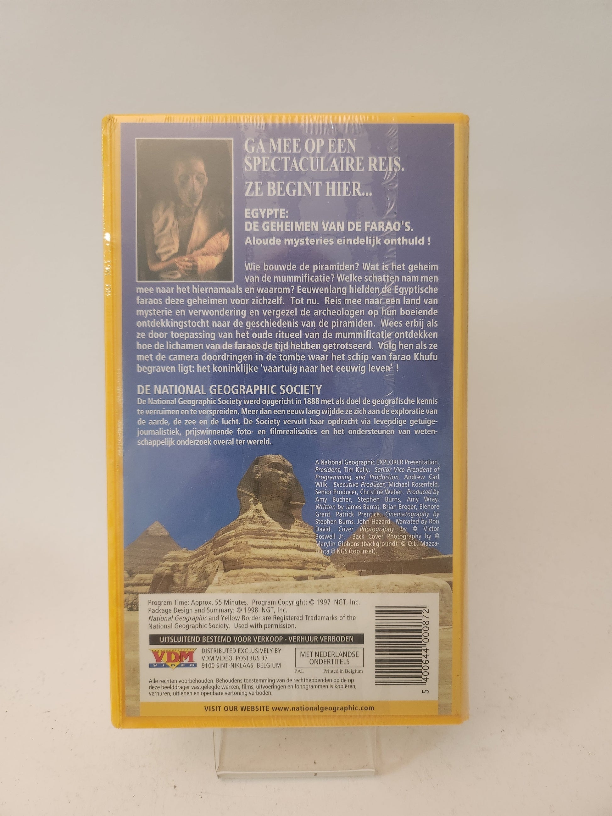 National Geographic Video: Egypte de Geheimen van de Farao’s geseald VHS - VHS Volwassenen