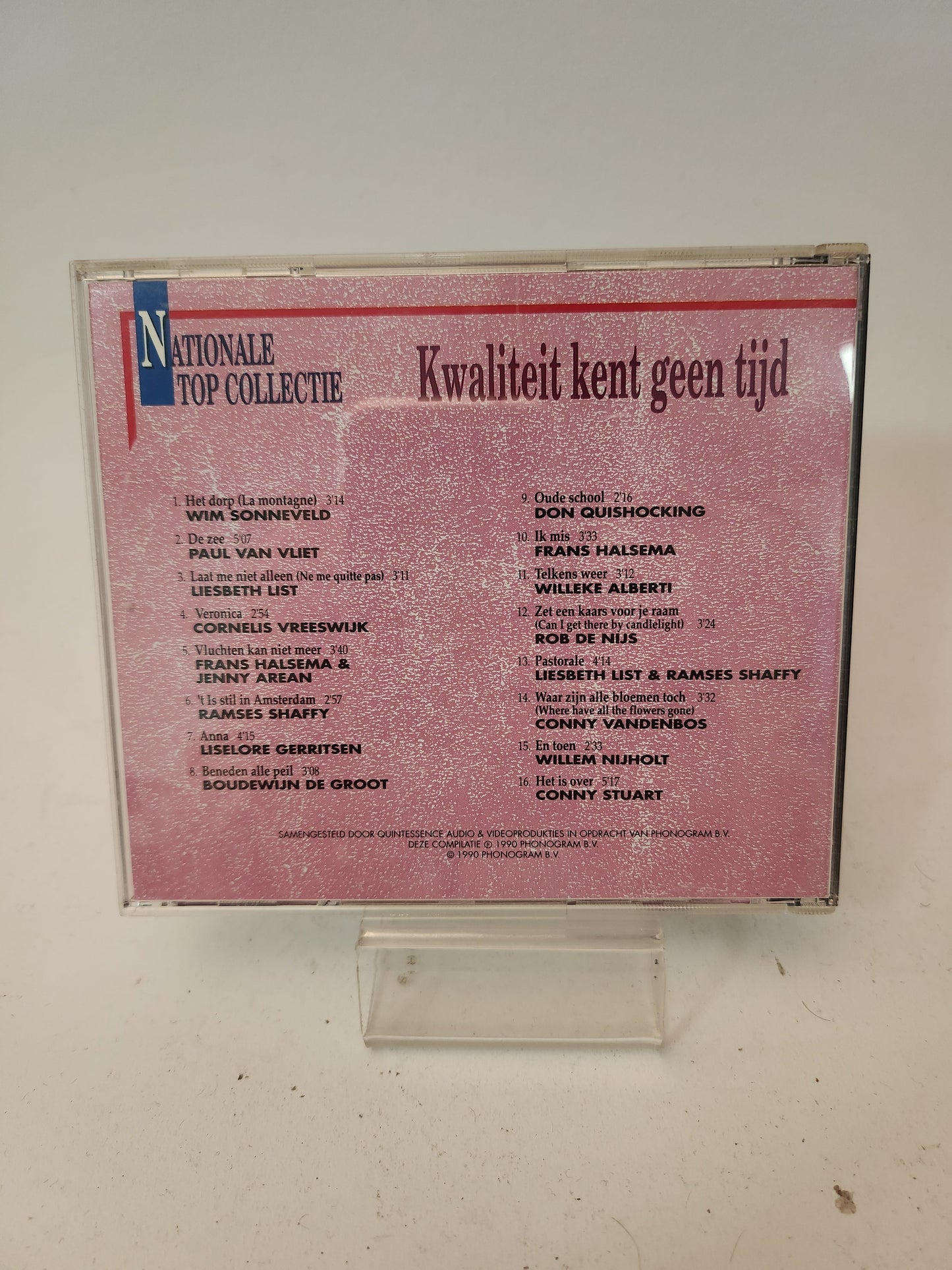Nationale Top Collectie: Kwaliteit kent geen Tijd CD - Cd