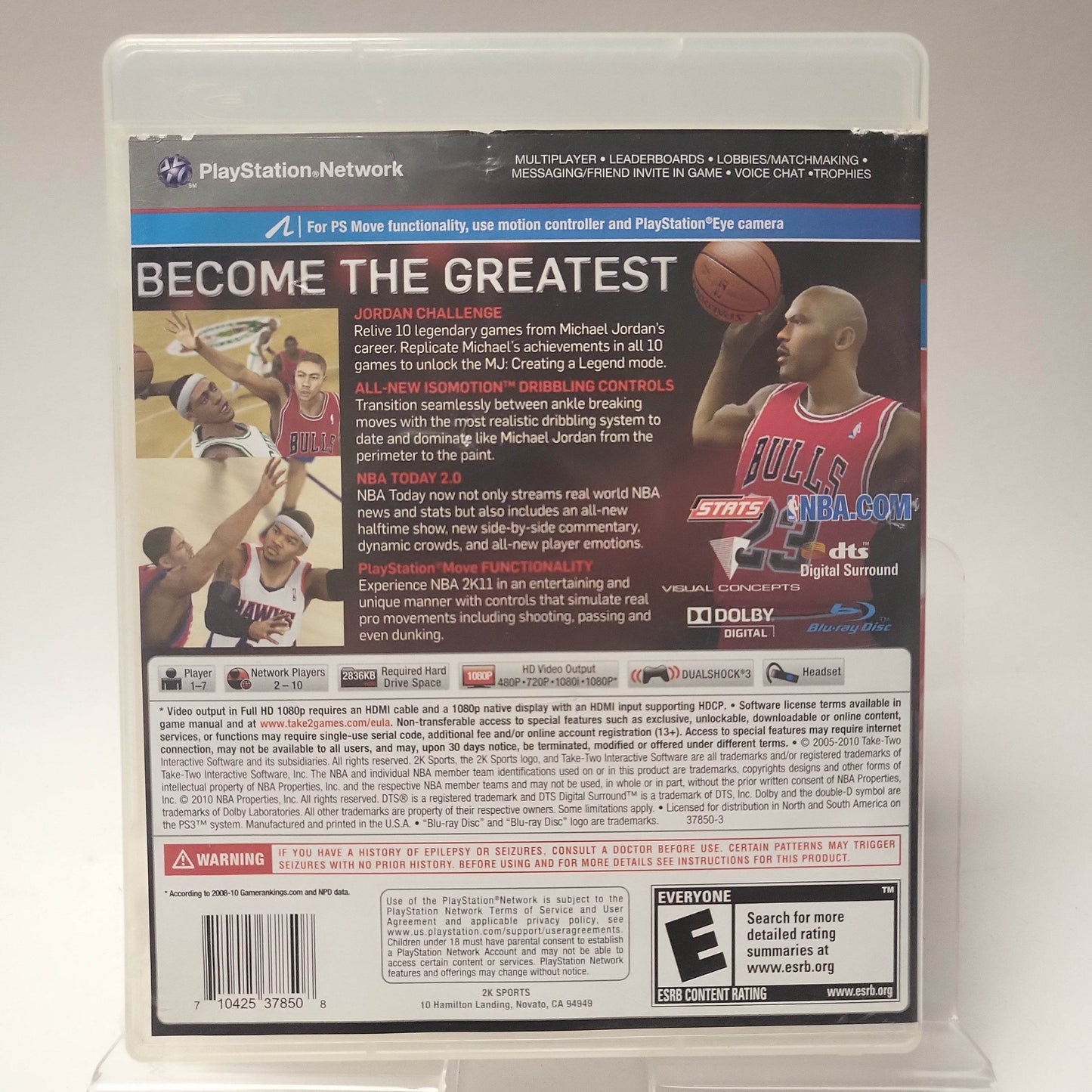 NBA 2K 11 American Edition Playstation 3 - Feniks Gameshop