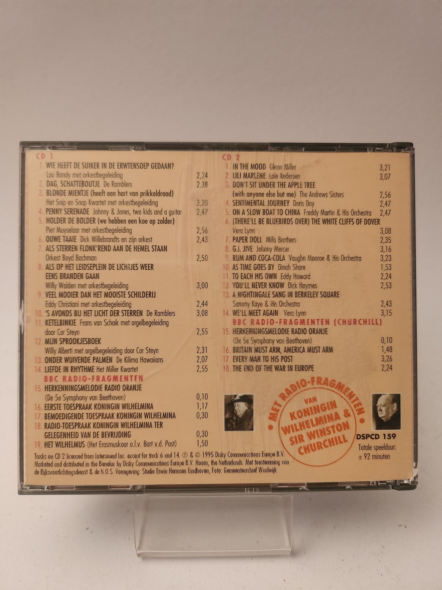 Nederland Vrij VD - Cd