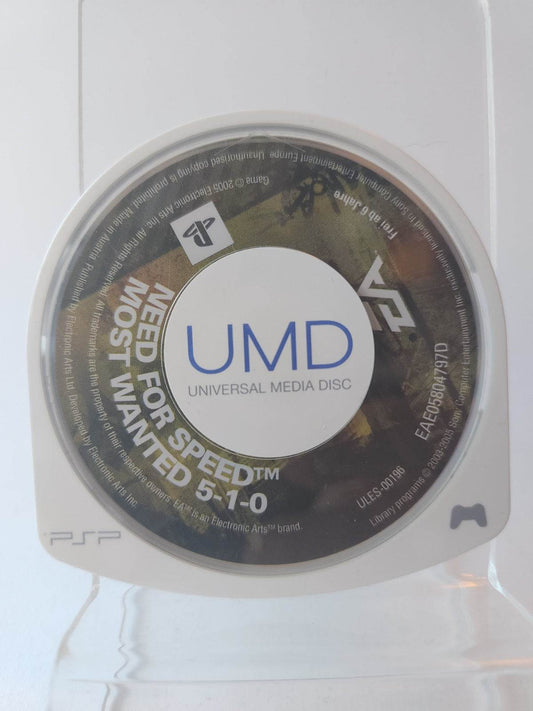 Need for Speed Most Wanted 5-1-0 Disc Only PSP - Feniks Gameshop
