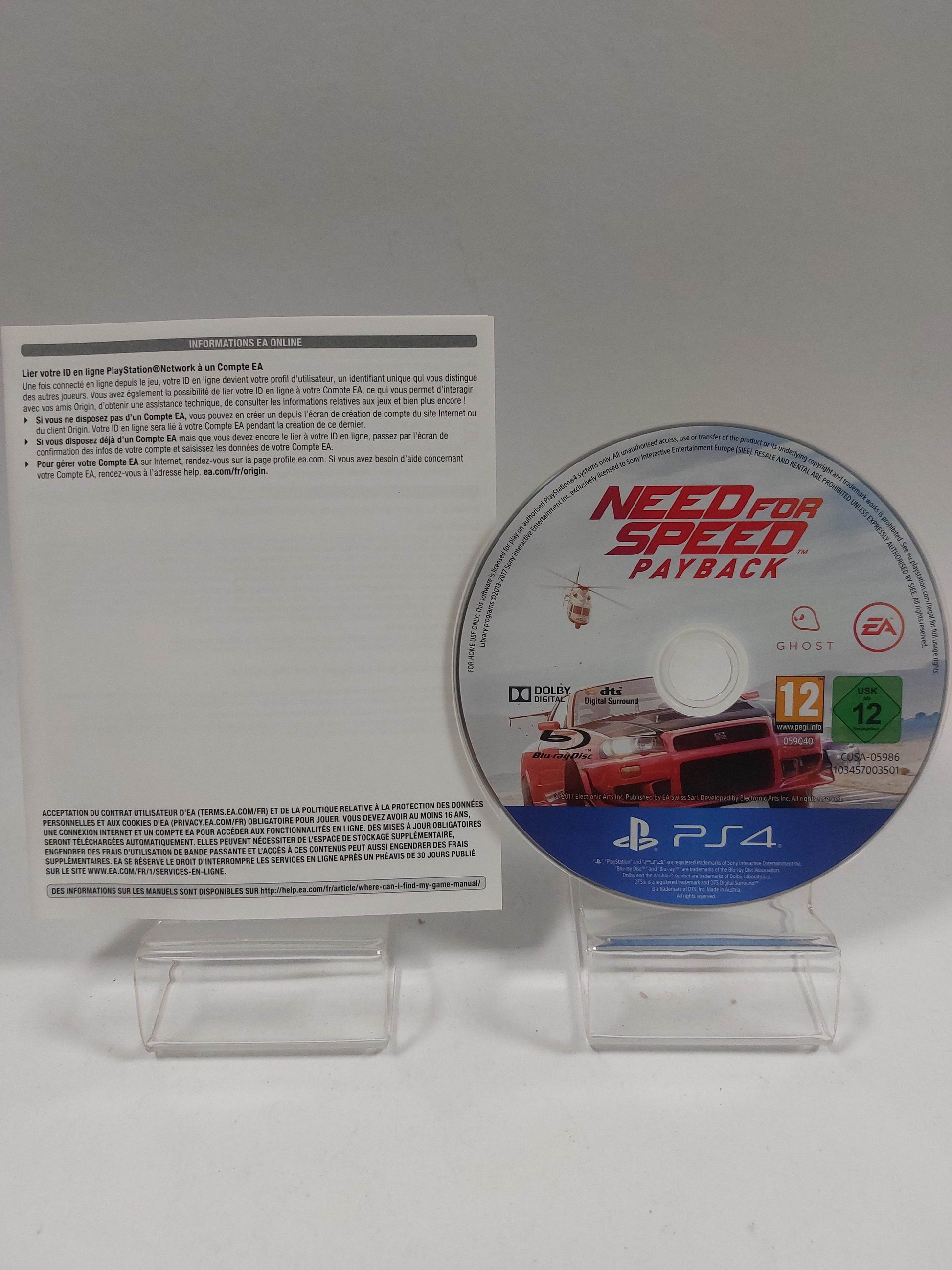 Need for Speed Payback Playstation 4 - Feniks Gameshop