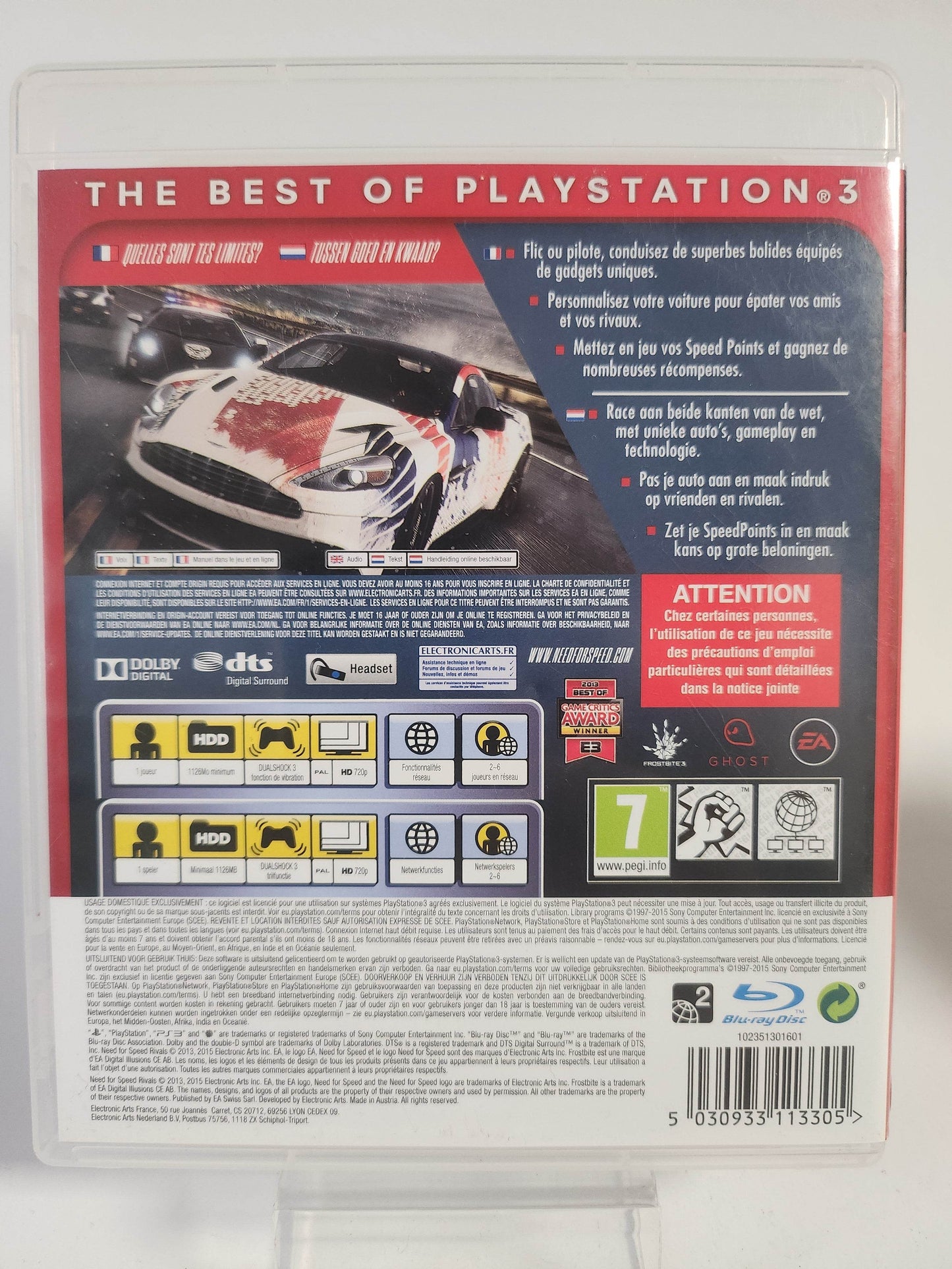 Need for Speed Rivals Essentials (No Book) PlayStation 3 - Feniks Gameshop