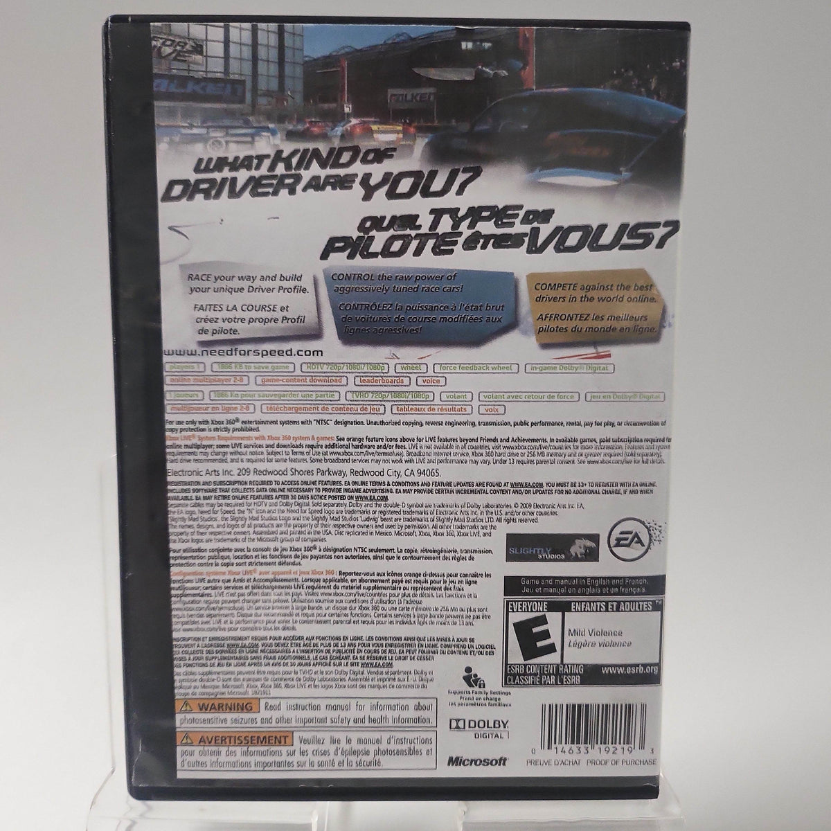Need for Speed Shift (Copy Cover) Xbox 360 - Feniks Gameshop