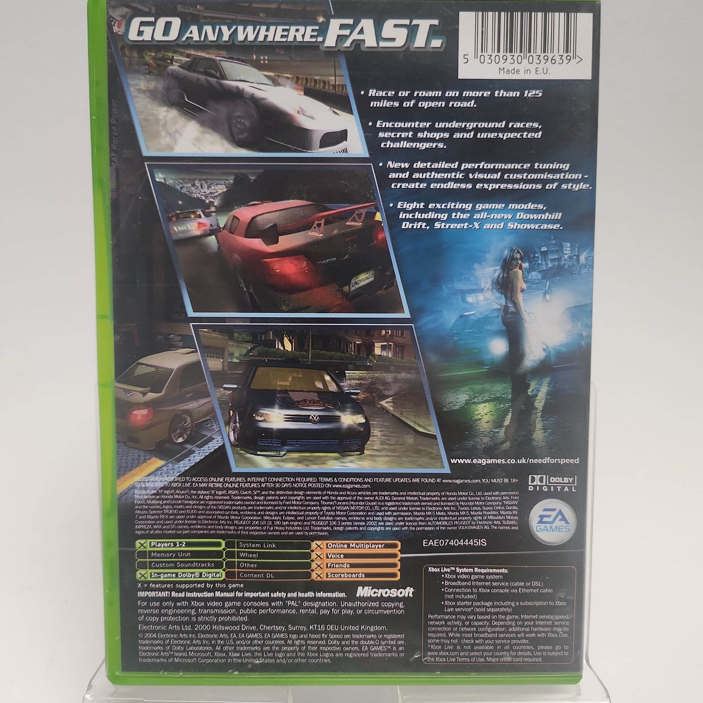 Need for Speed Underground 2 Xbox Original - Feniks Gameshop