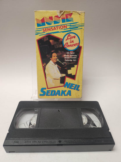 Neil Sedaka Musik Sensation VHS - Feniks Gameshop