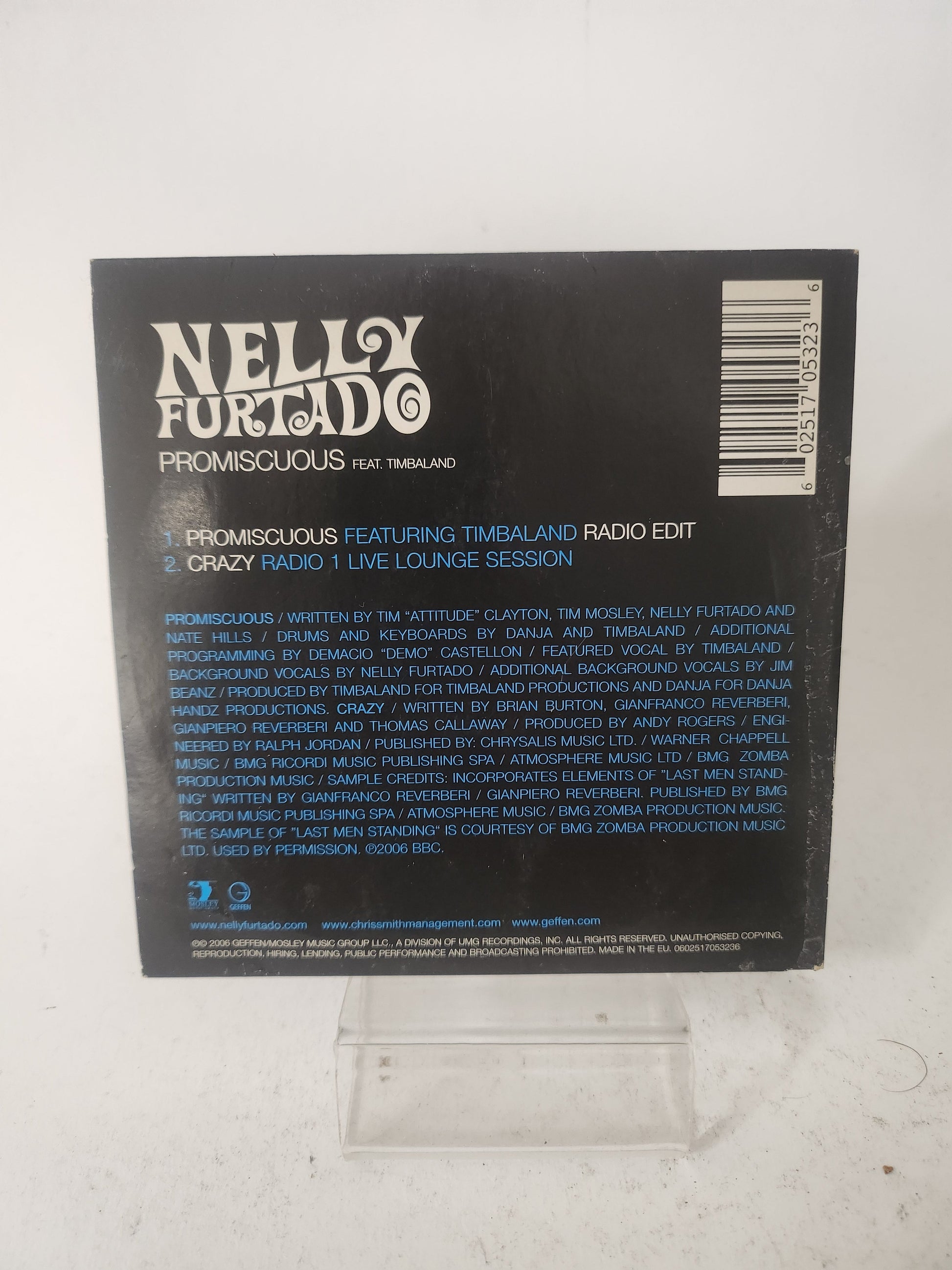 Nelly Furtado: Promisuous CD Single - CD Single