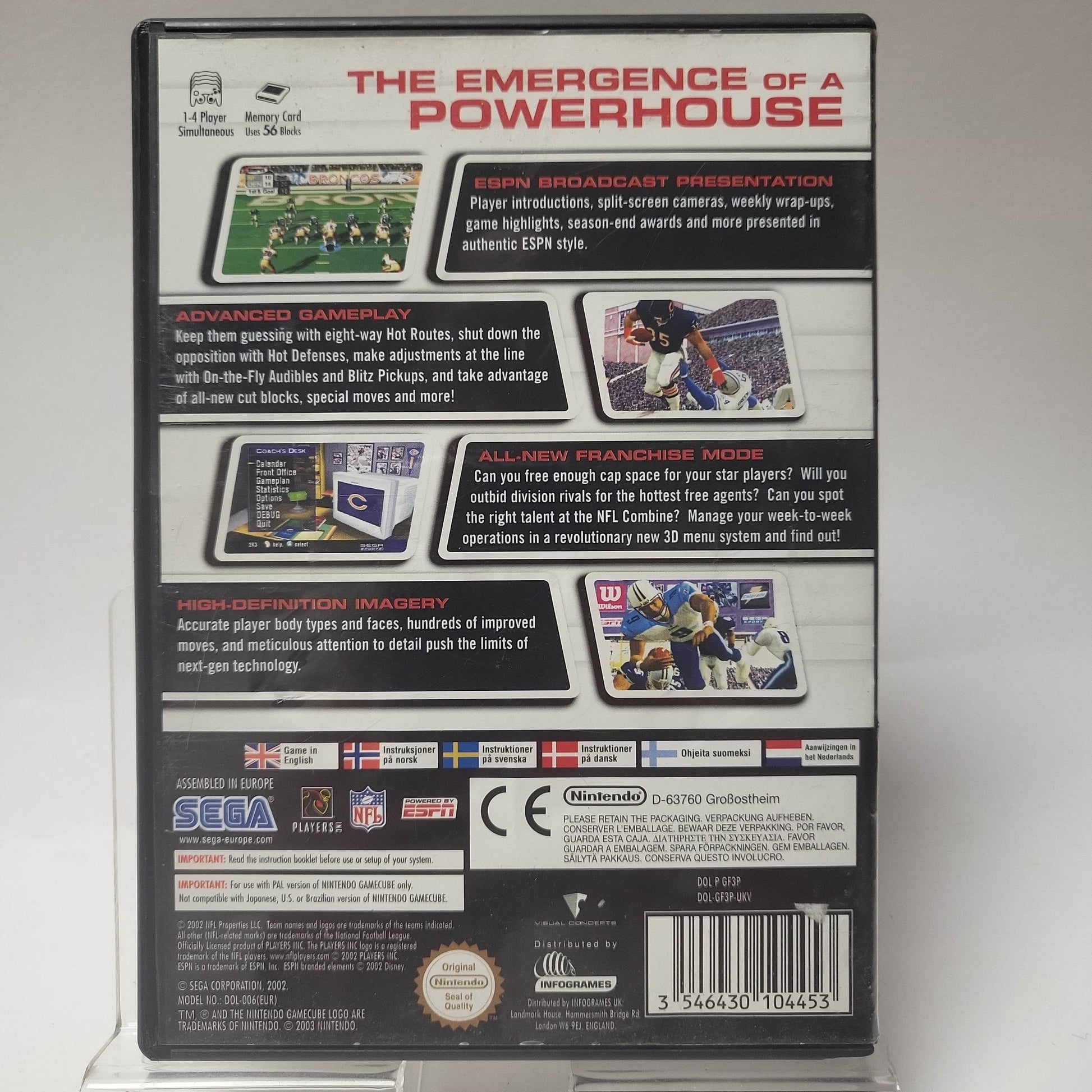 NFL 2K 3 Nintendo Gamecube - Feniks Gameshop