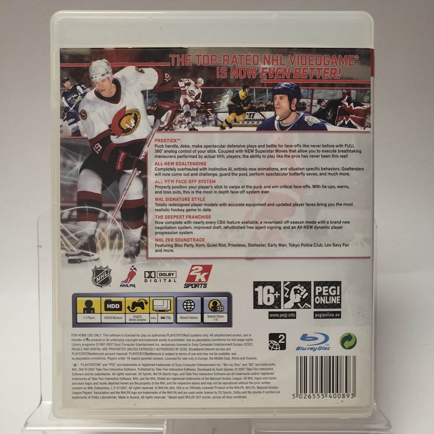 NHL 2K 8 Playstation 3 - Feniks Gameshop