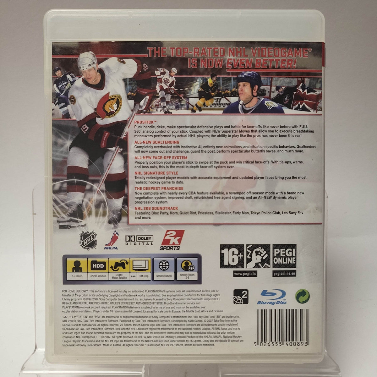 NHL 2K 8 Playstation 3 - Feniks Gameshop
