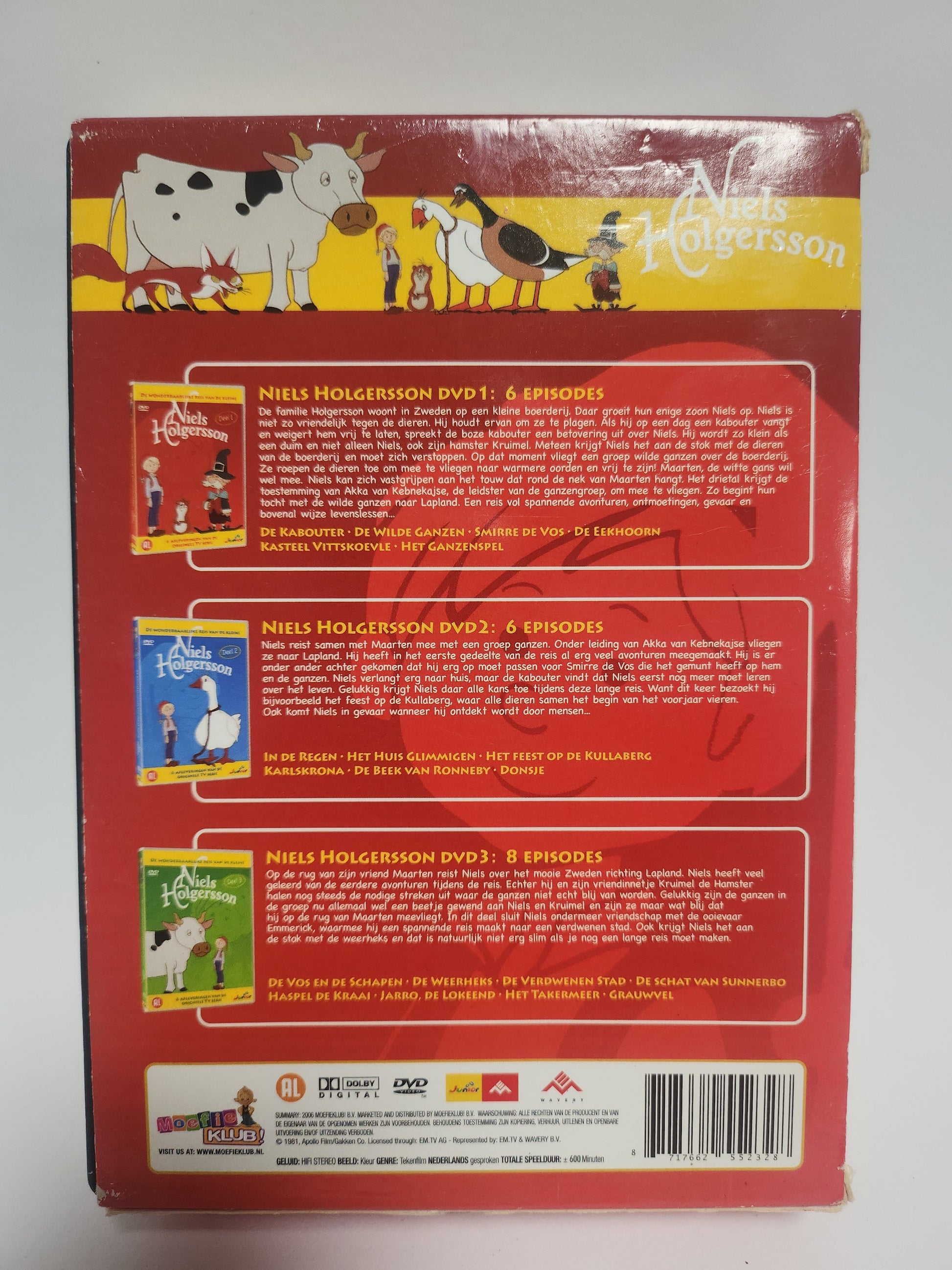 Niels Holgersson Mega Verzamelbox DVD Kids - Dvd kids