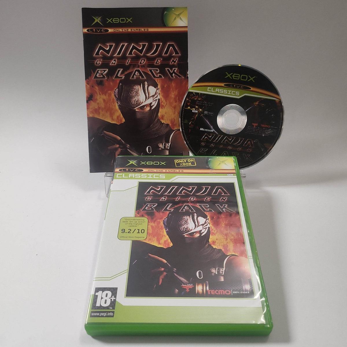 Ninja Gaiden Black Classics Xbox Original - Feniks Gameshop
