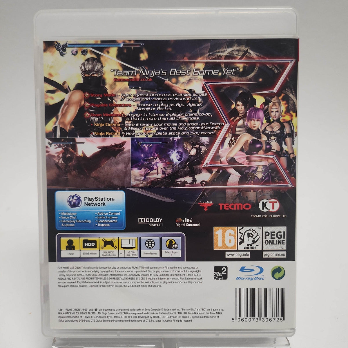 Ninja Gaiden Sigma 2 Playstation 3 - Feniks Gameshop