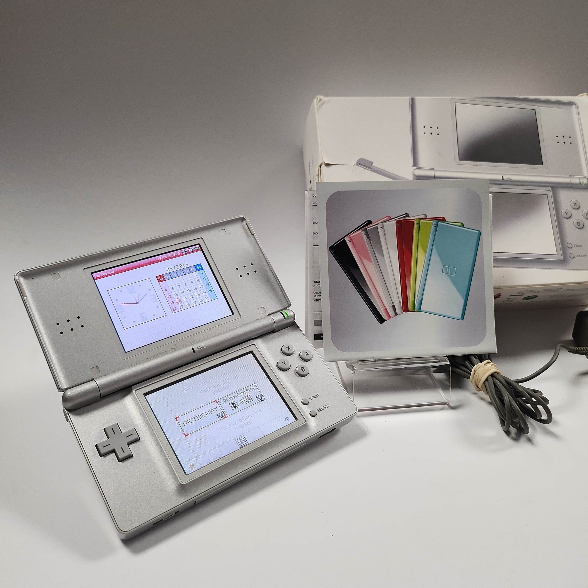 Zilveren Nintendo DS lite in doos - Feniks Gameshop