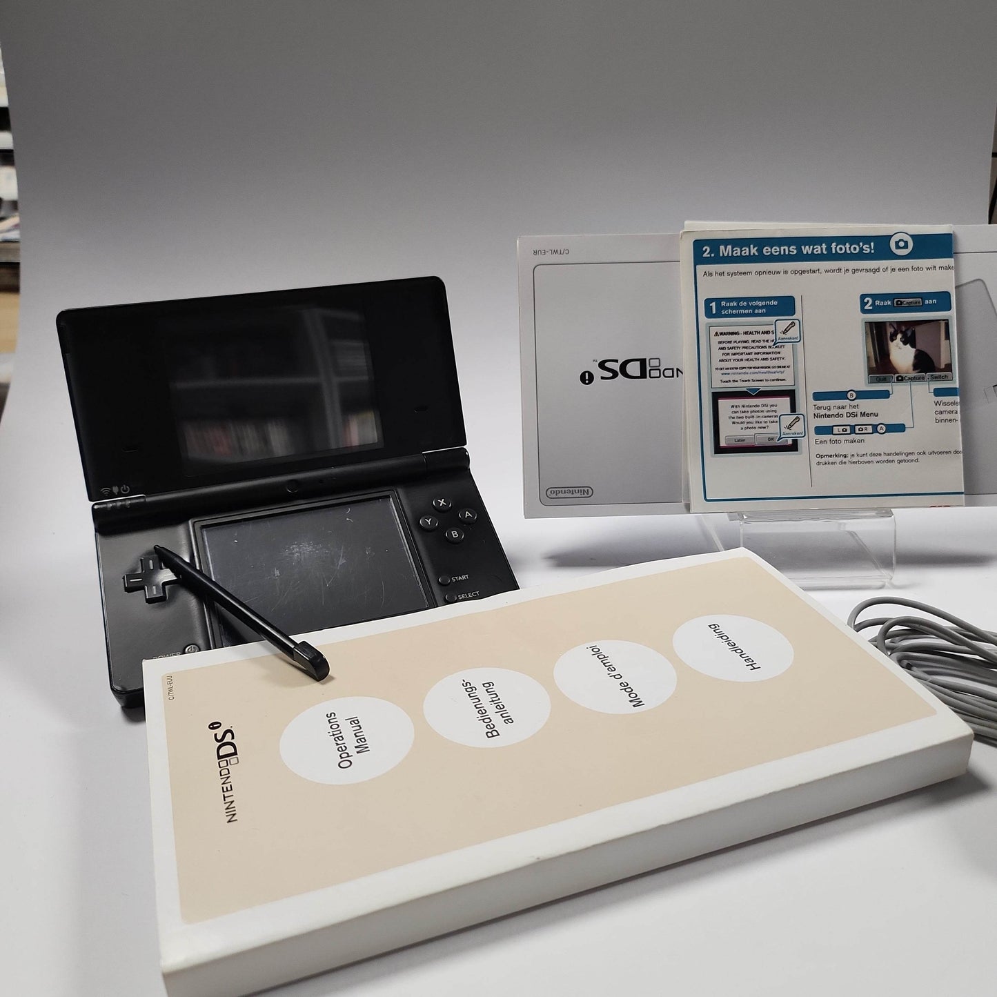 Zwarte Nintendo DSi in doos - Feniks Gameshop