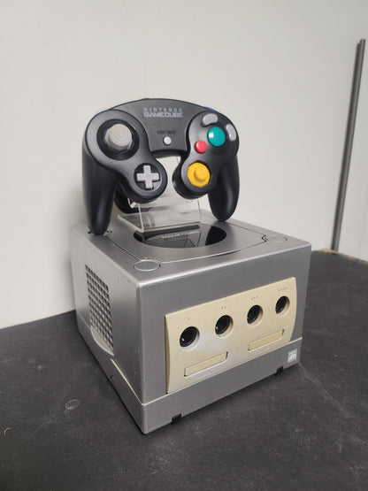 Nintendo GameCube Zilver + Originele Zwarte Controller - Nintendo Gamecube Consoles