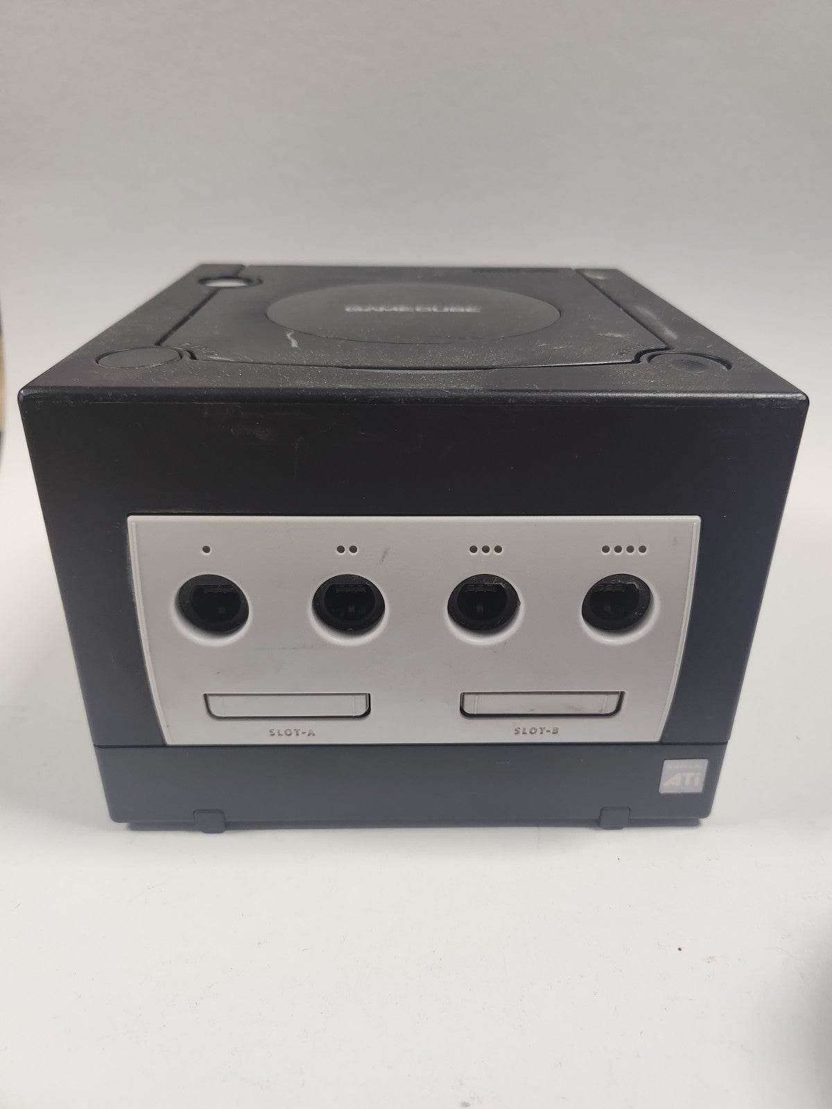Zwarte Nintendo Gamecube + Nieuwe Paarse Controller - Feniks Gameshop