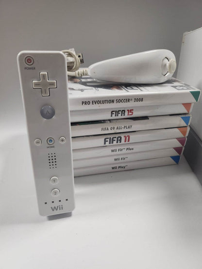 Complete Wii Set + 7 games - Feniks Gameshop