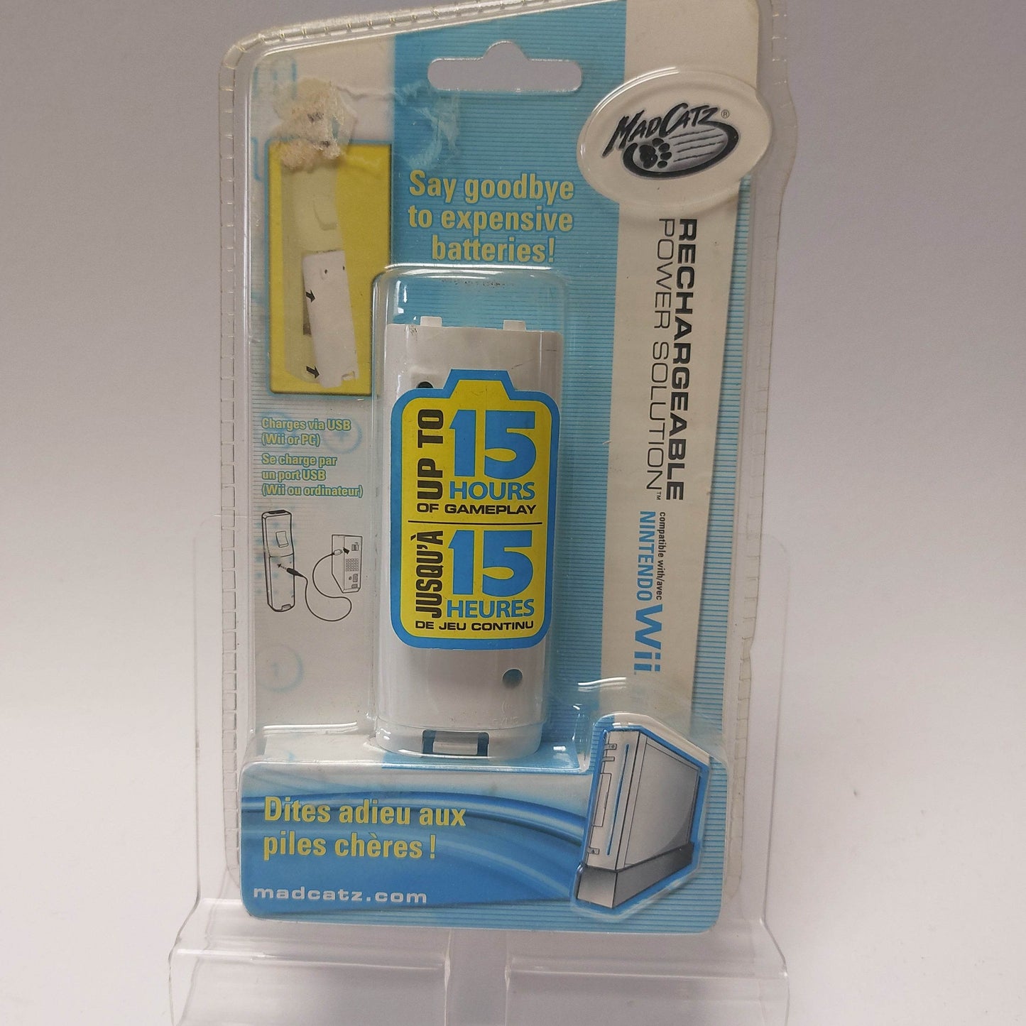 Nintendo Wii Rechargeable Power Solution Geseald - Feniks Gameshop
