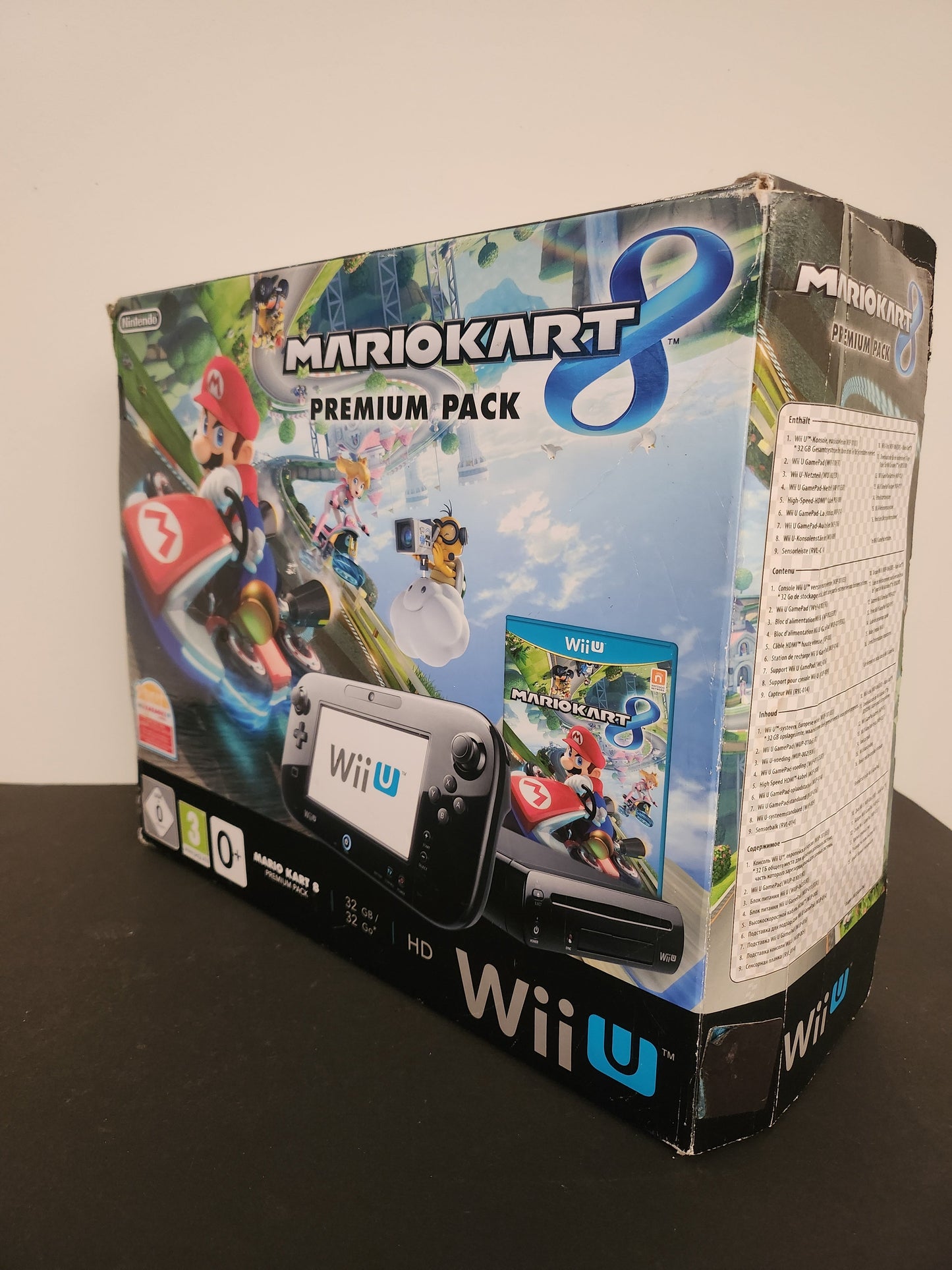 Nintendo Wii U Mario Kart 8 Premium Pack Zwart - Nintendo Wii U Consoles