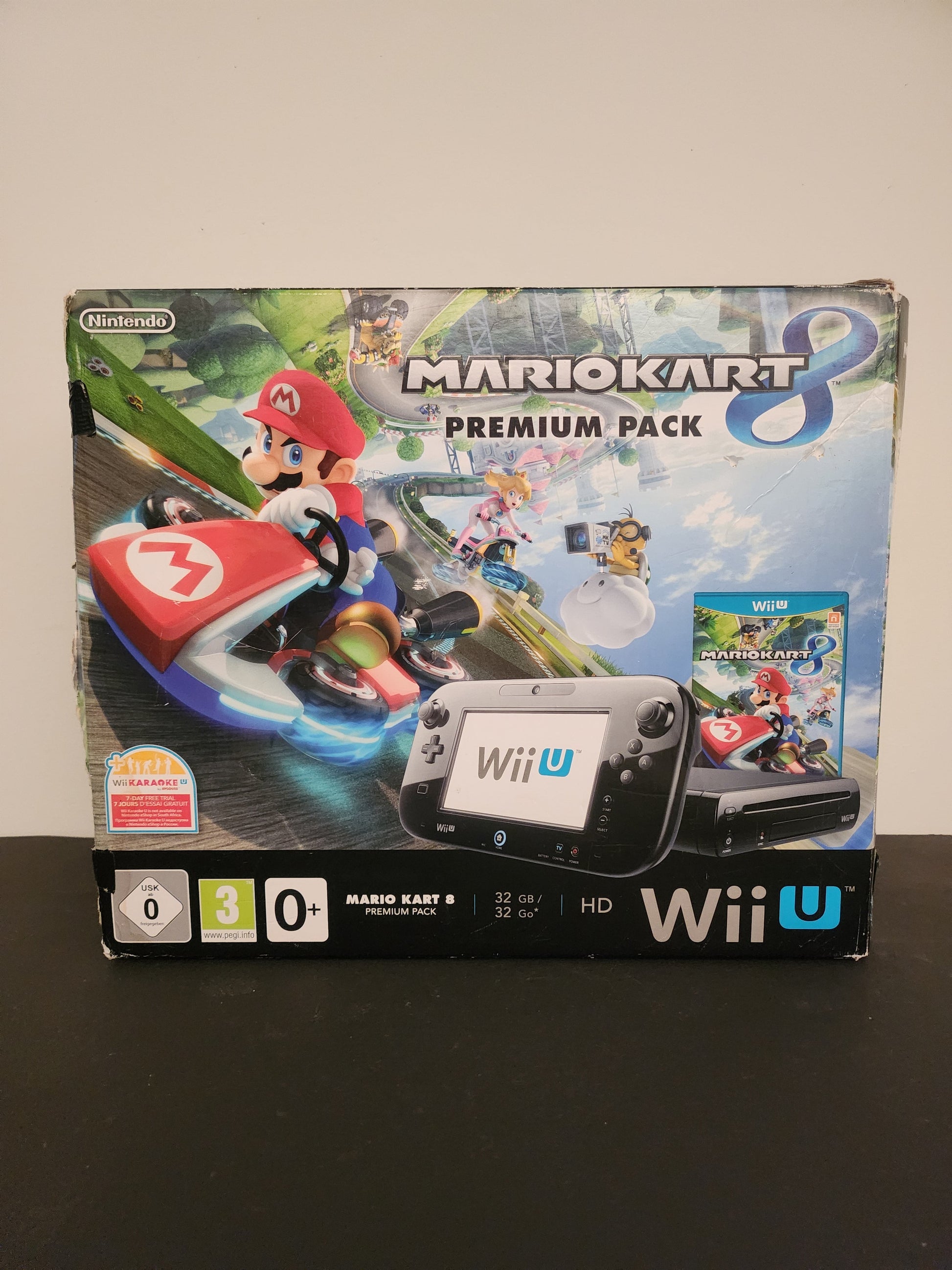 Nintendo Wii U Mario Kart 8 Premium Pack Zwart - Nintendo Wii U Consoles