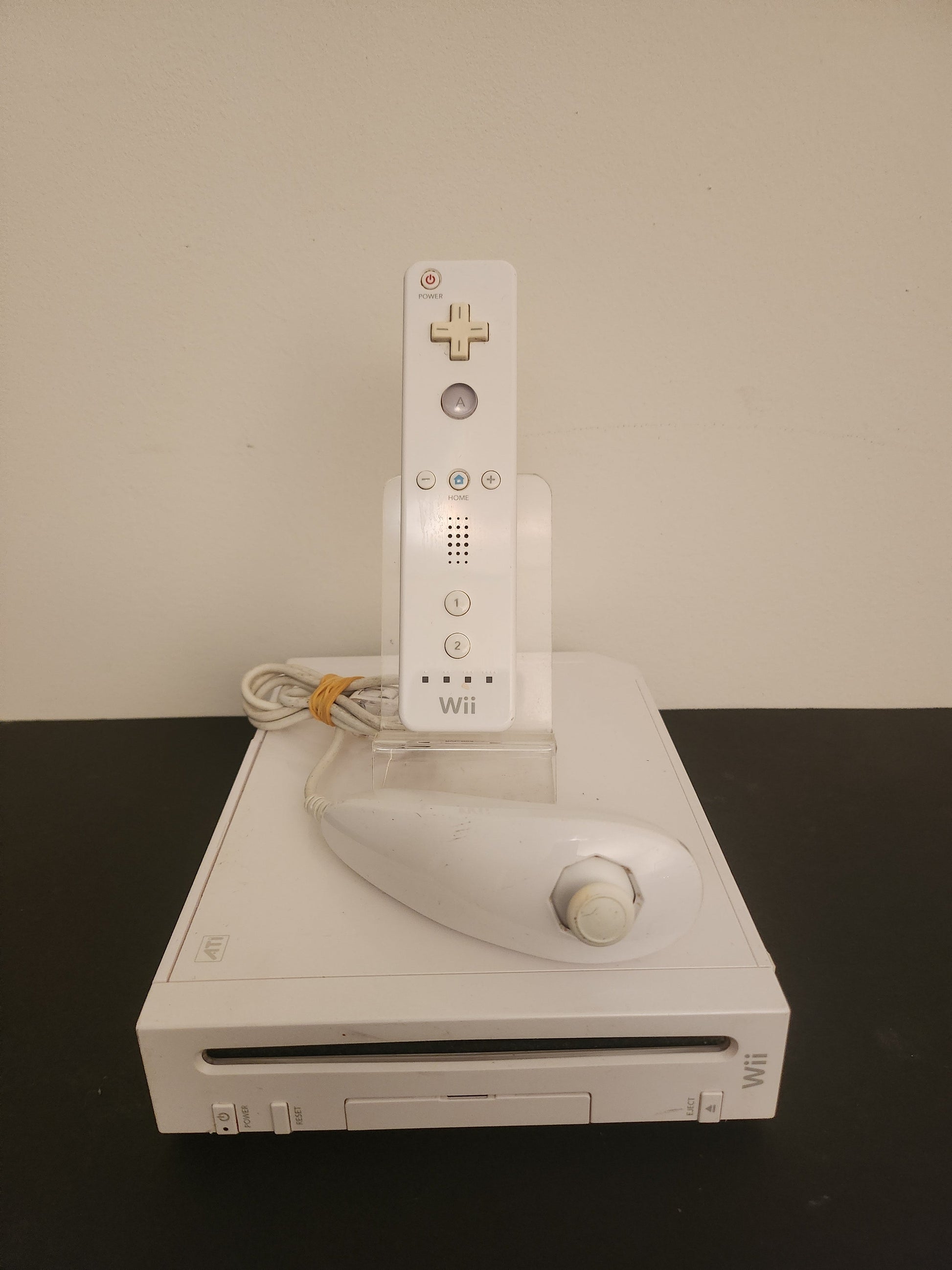 Nintendo Wii Wit Compleet + Wii Controller + Nunchuck - Nintendo Wii Consoles