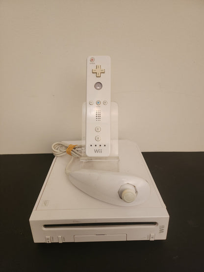 Nintendo Wii Wit Compleet + Wii Controller + Nunchuck - Nintendo Wii Consoles