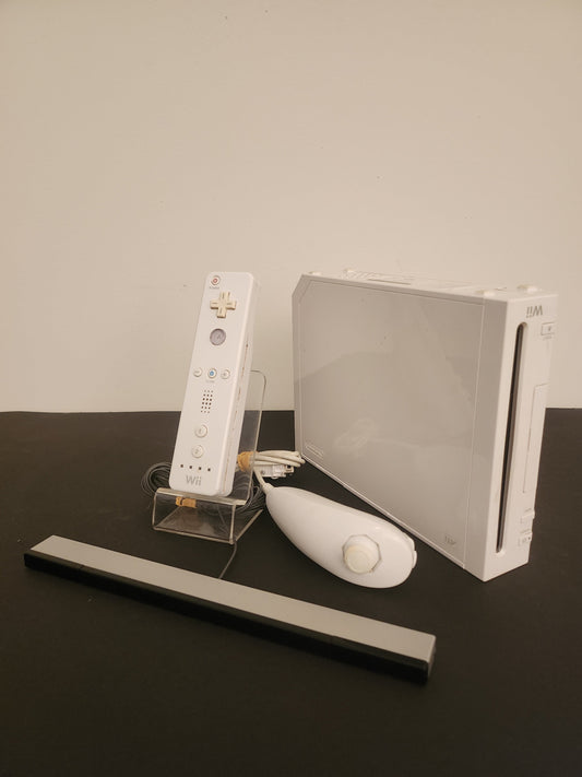 Nintendo Wii Wit Compleet + Wii Controller + Nunchuck - Nintendo Wii Consoles
