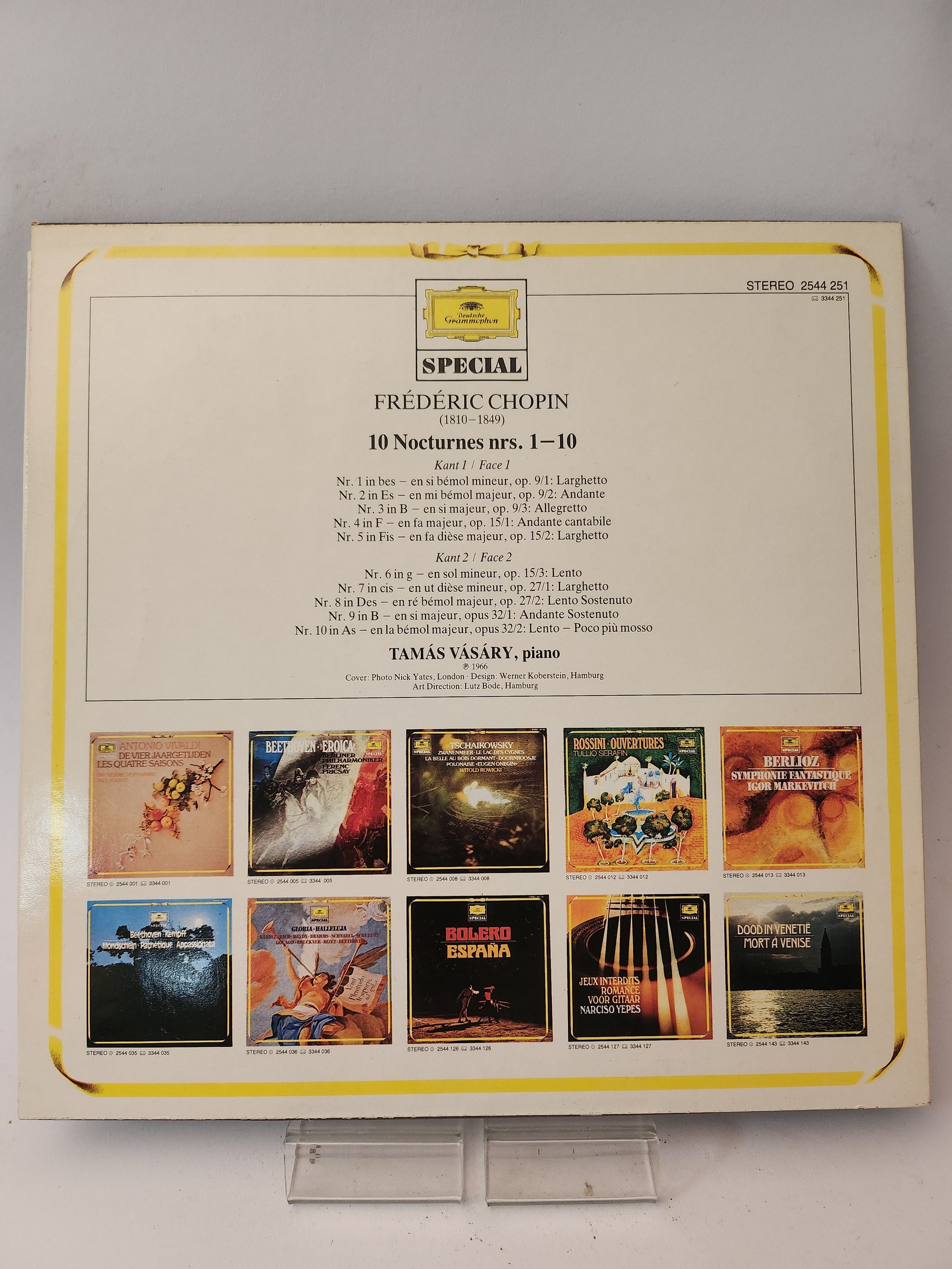 Nocturnes 1 - 10: Frédéric Chopin - Tamas Vasary LP Vinyl - Lp Vinyl