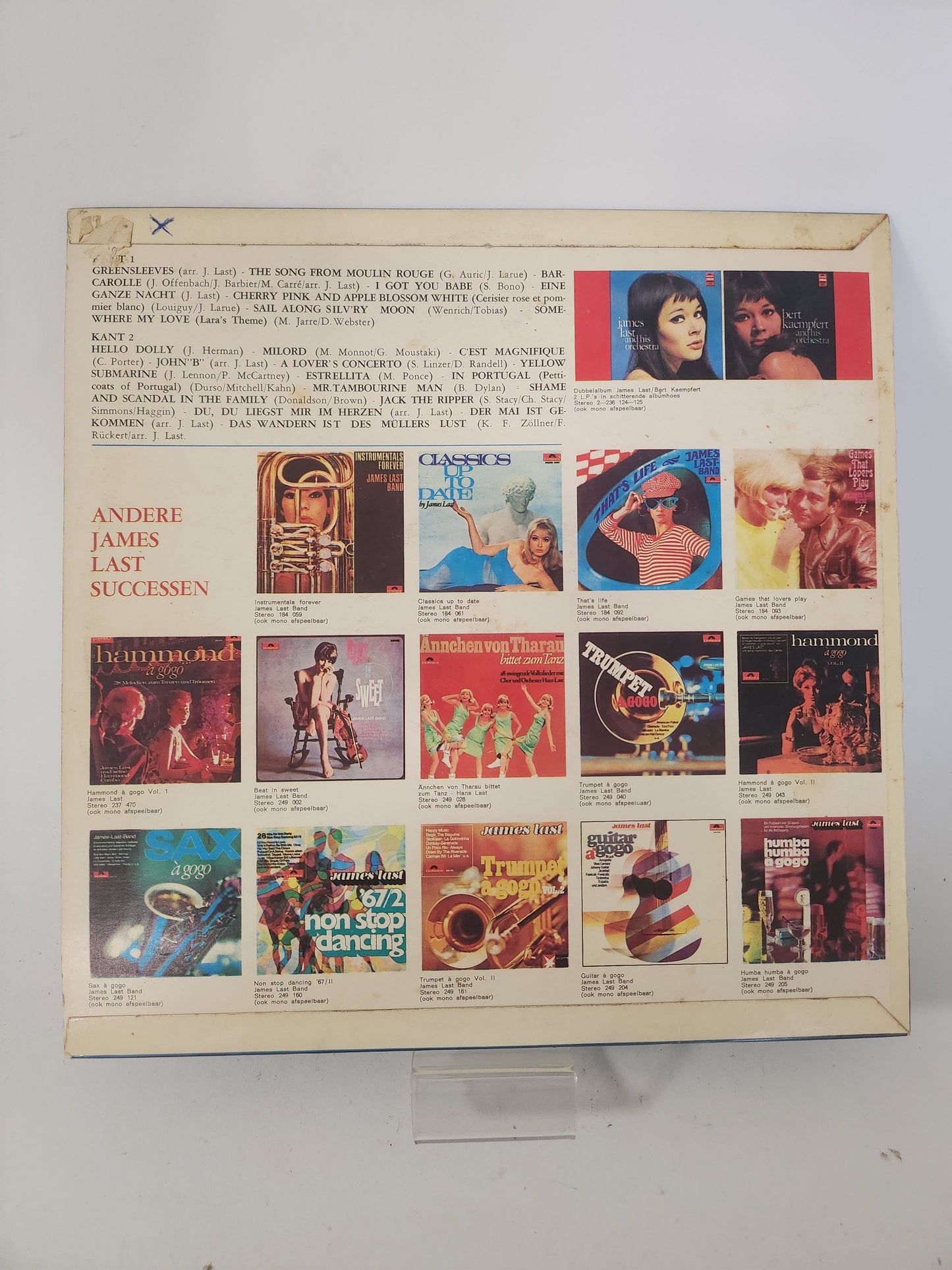Non Stop & a Gogo: James Last LP Vinyl - Lp Vinyl