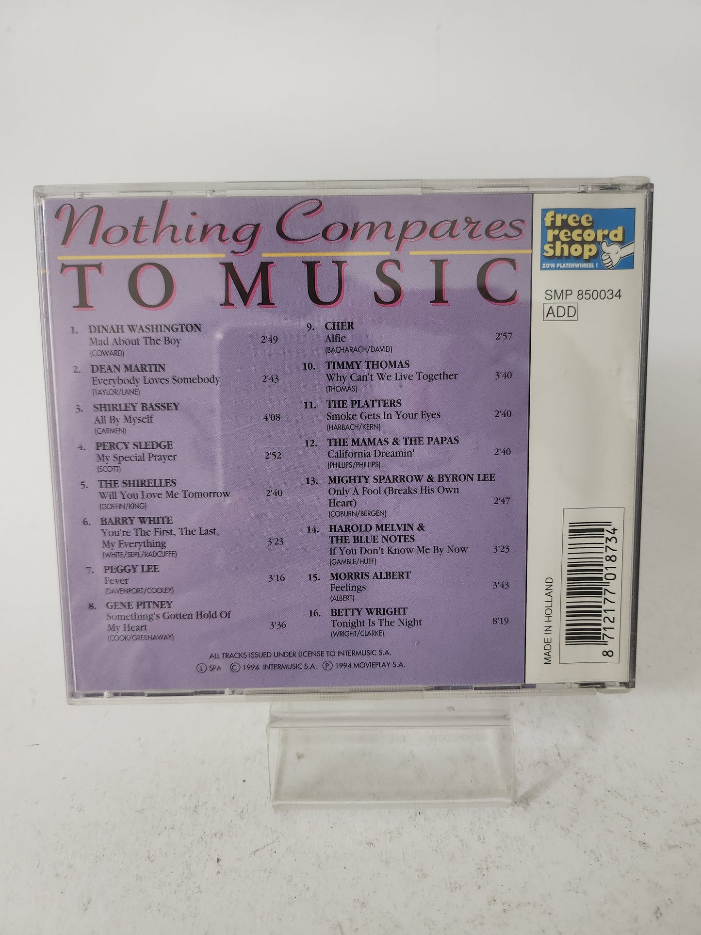 Nothing Compares to Music 2 CD - Cd