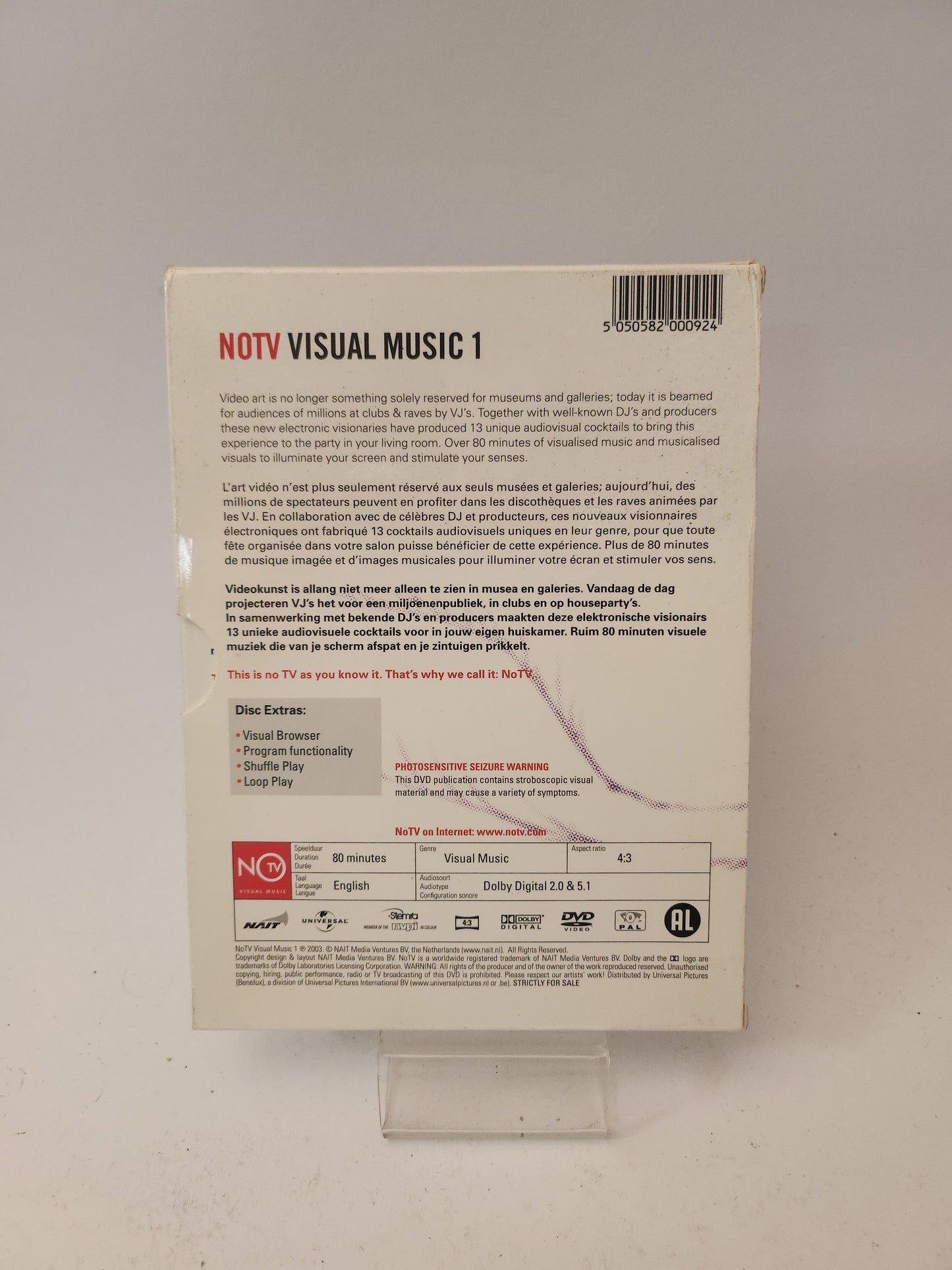 NOTV Visual Music 1 DVD Muziek - Dvd Muziek