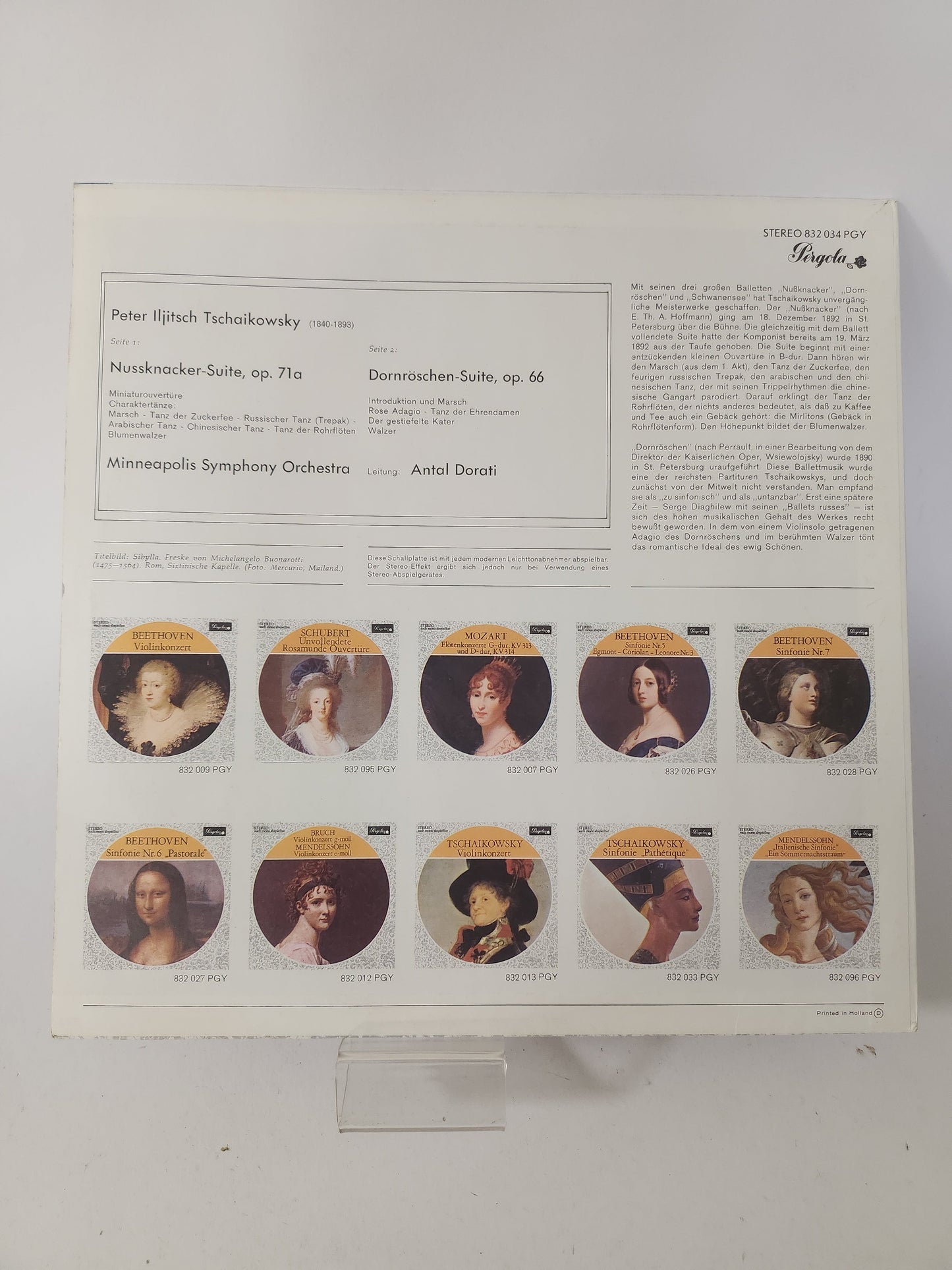 Nussknacker & Dornröschen: Tchaikovsky LP Vinyl - Lp Vinyl
