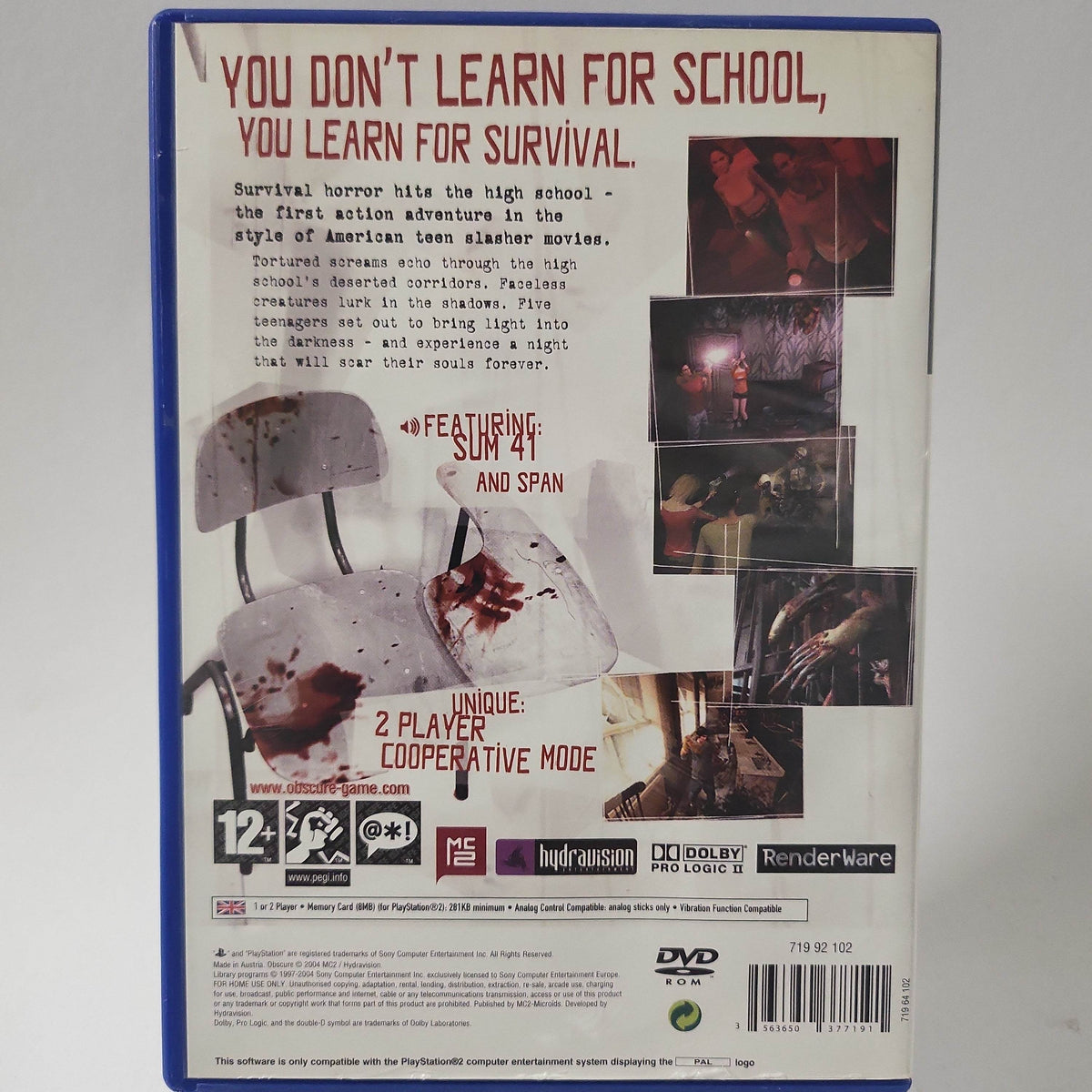 Obscure Playstation 2 - Feniks Gameshop