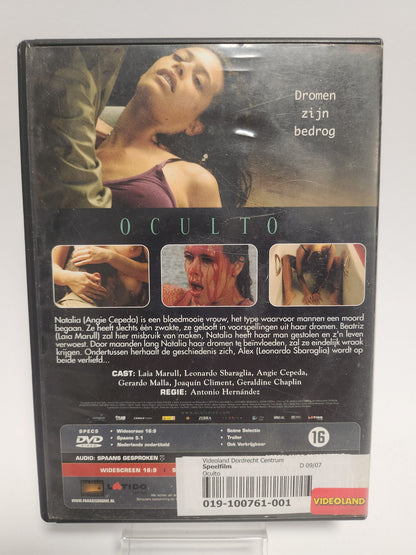 Oculto Dvd - Dvd Volwassenen