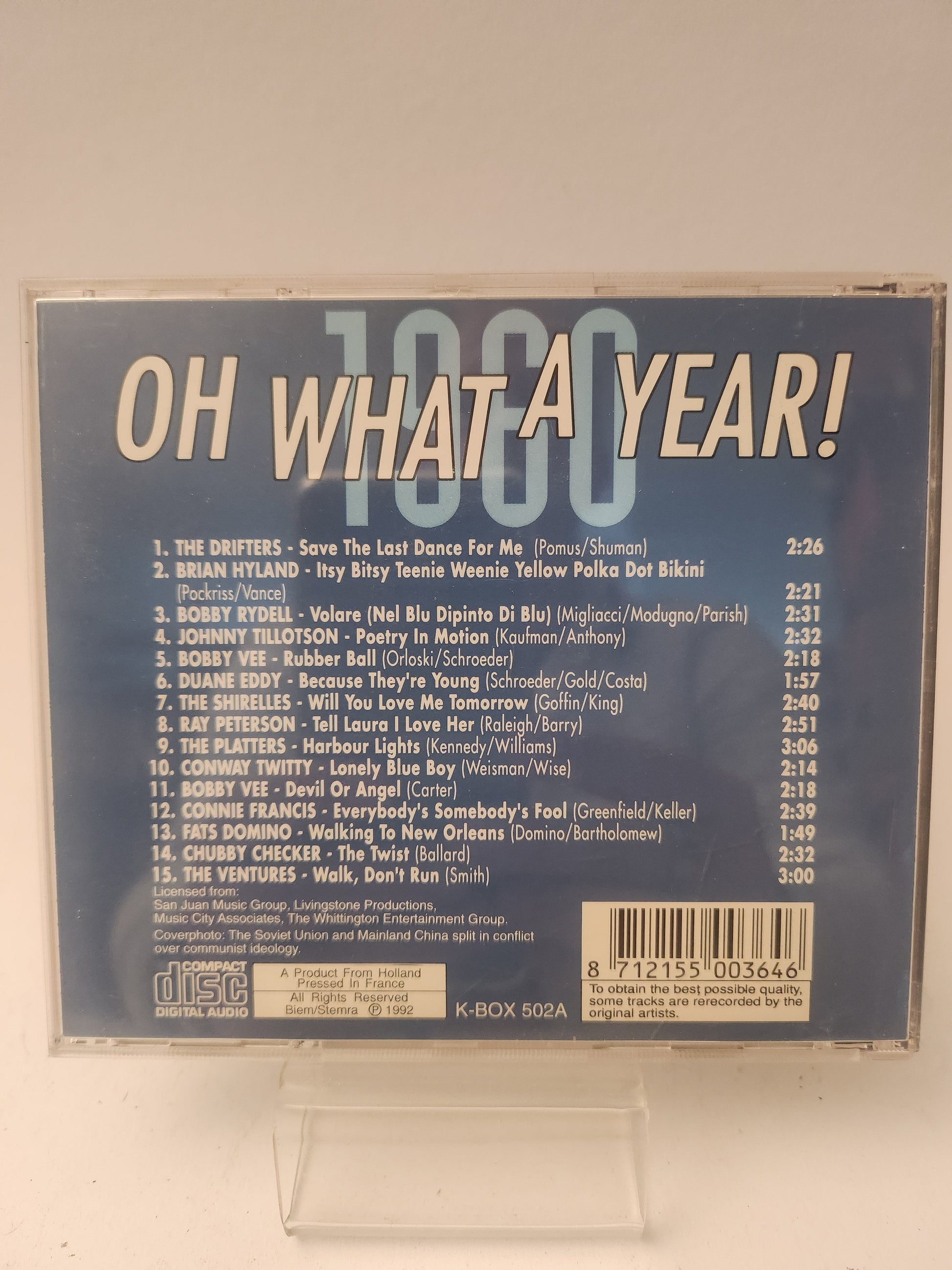 Oh What a Year 1960 CD - Cd