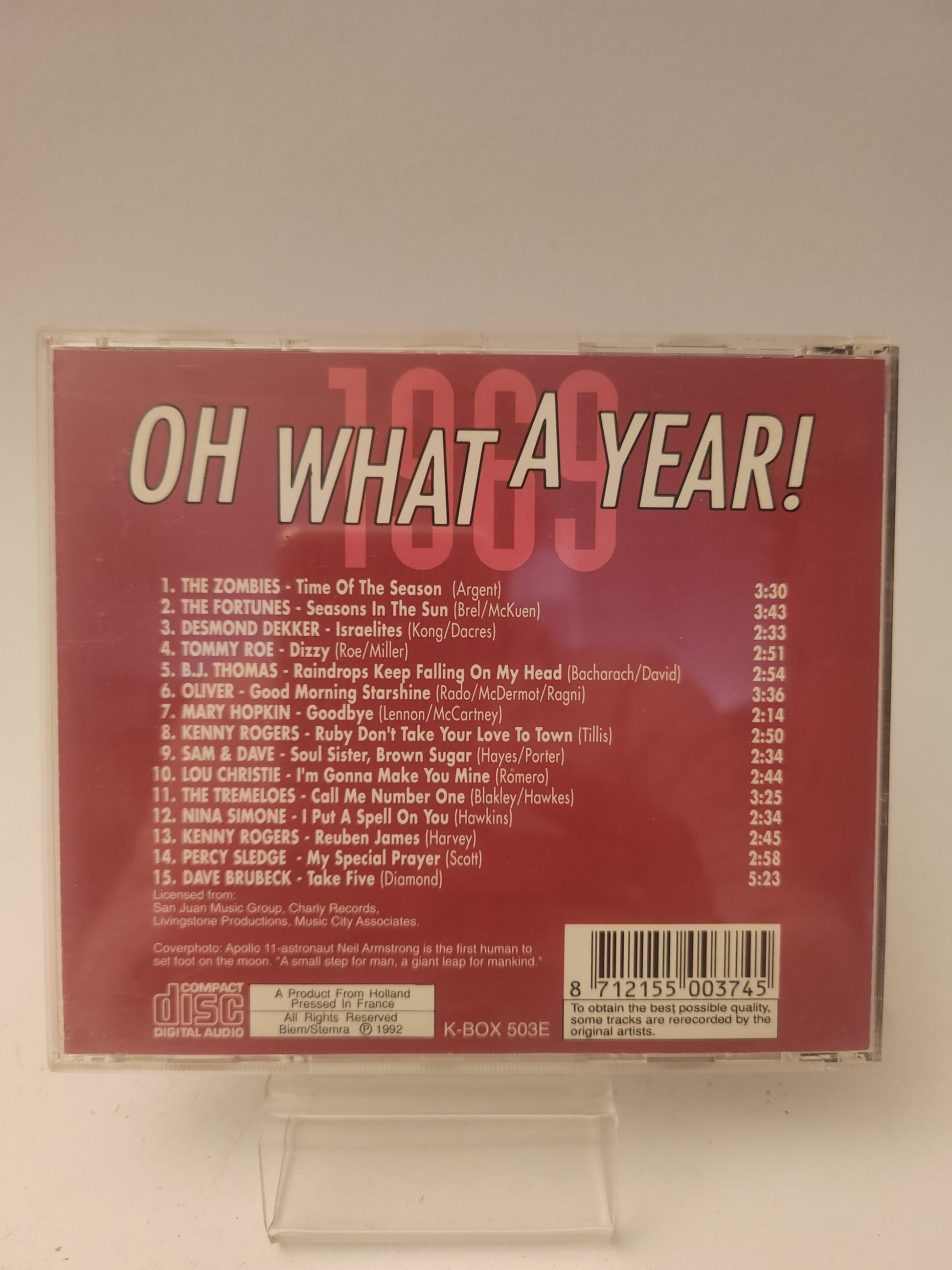 Oh What a Year 1969 CD - Cd
