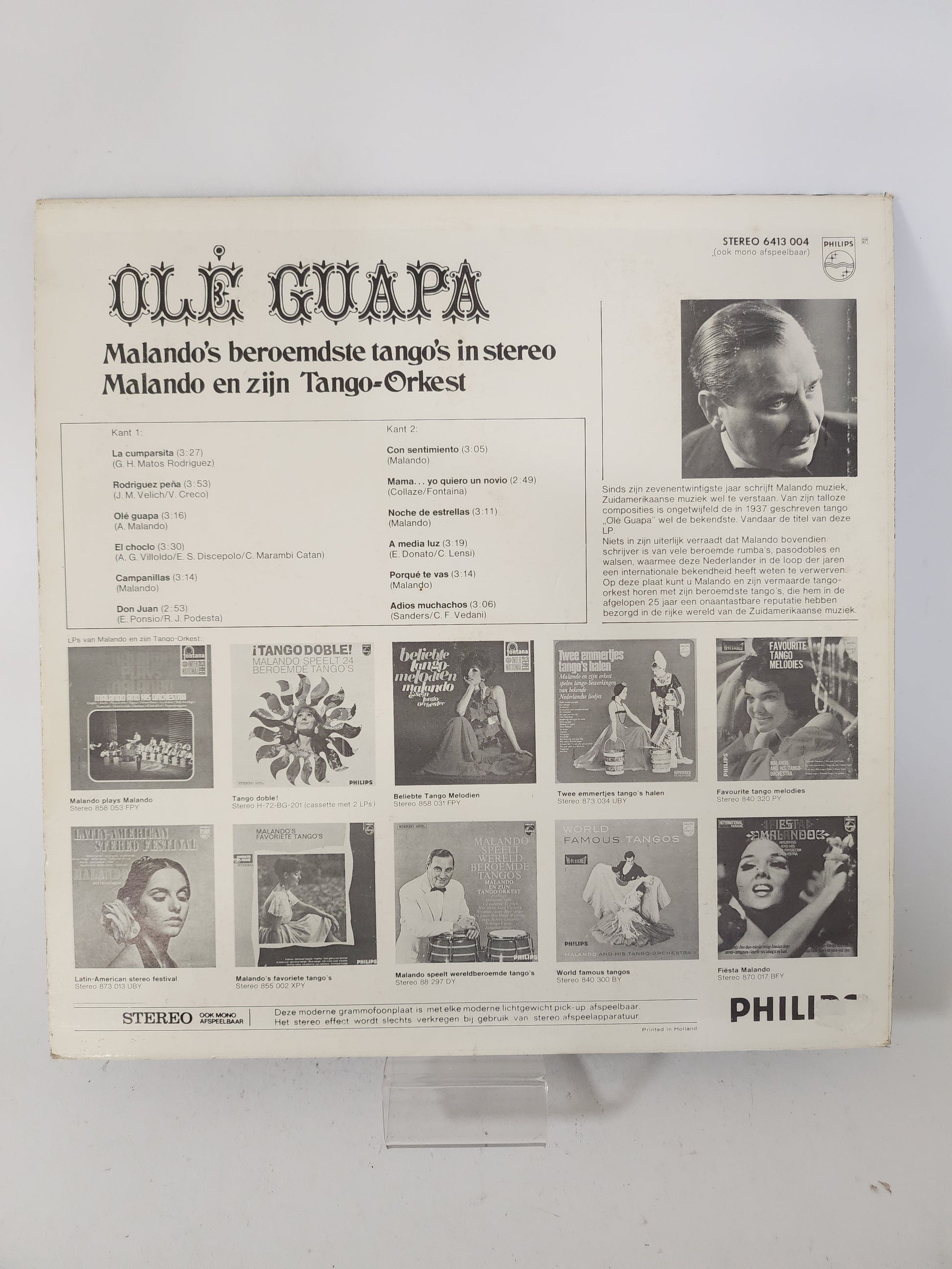 Ole Guapa: Malando LP Vinyl - Lp Vinyl