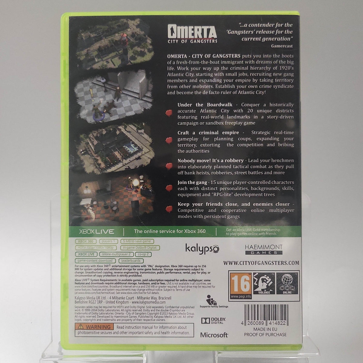 Omerta City of Gangsters Xbox 360 - Feniks Gameshop