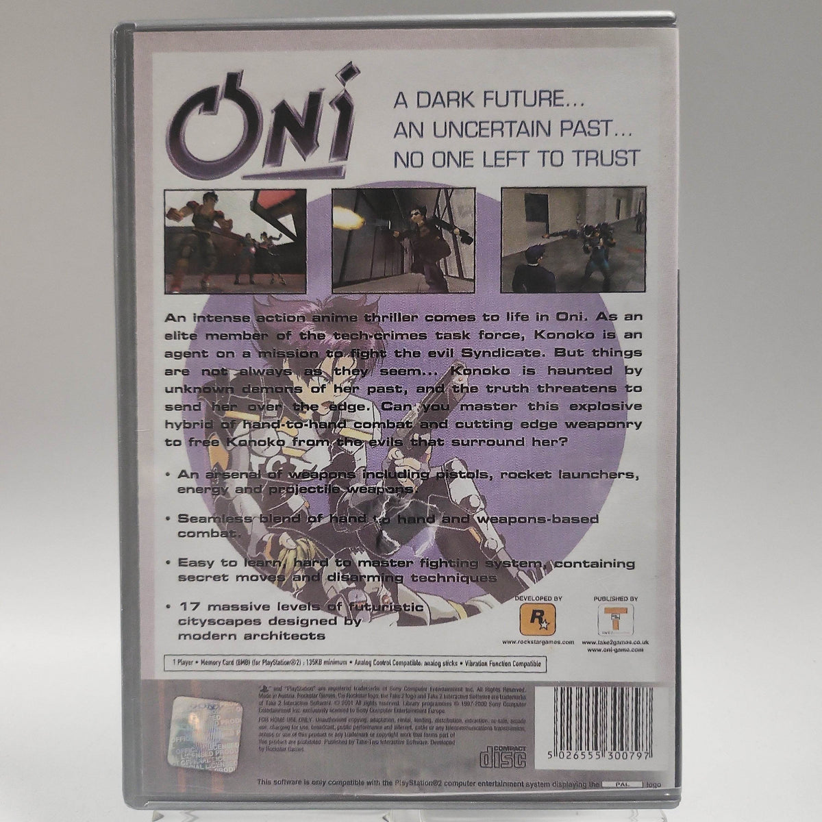 Oni Platinum Edition (Copy Cover) Playstation 2 - Feniks Gameshop