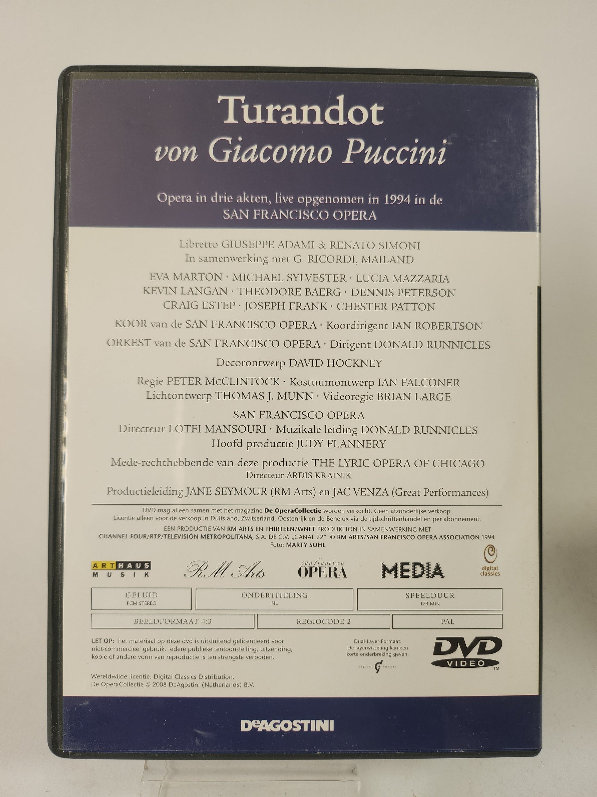 Opera Collectie 14: Puccini ’Turandot’ DVD Muziek - Dvd Muziek
