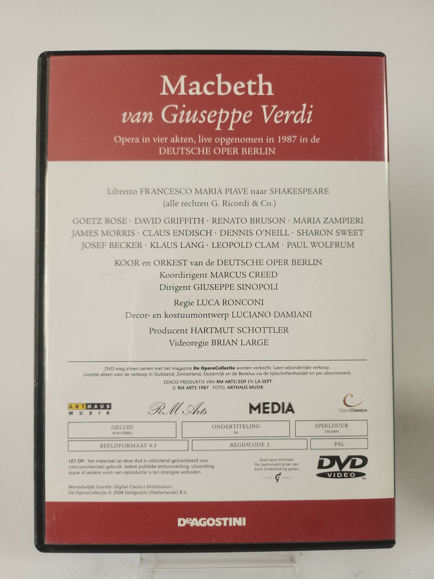 Opera Collectie 17: Verdi ’Macbeth’ DVD Muziek - Dvd Muziek